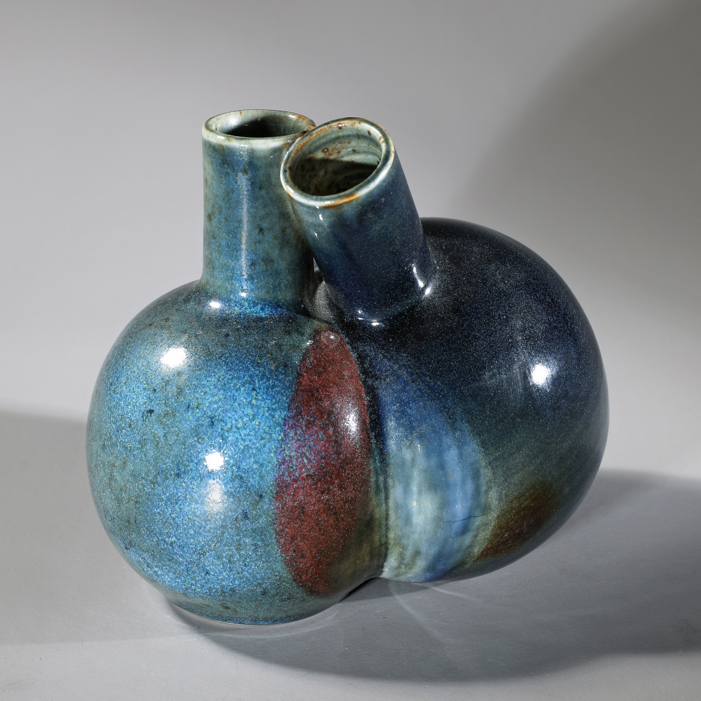 Beate Kuhn*, double-neck Vase - Image 2 of 7