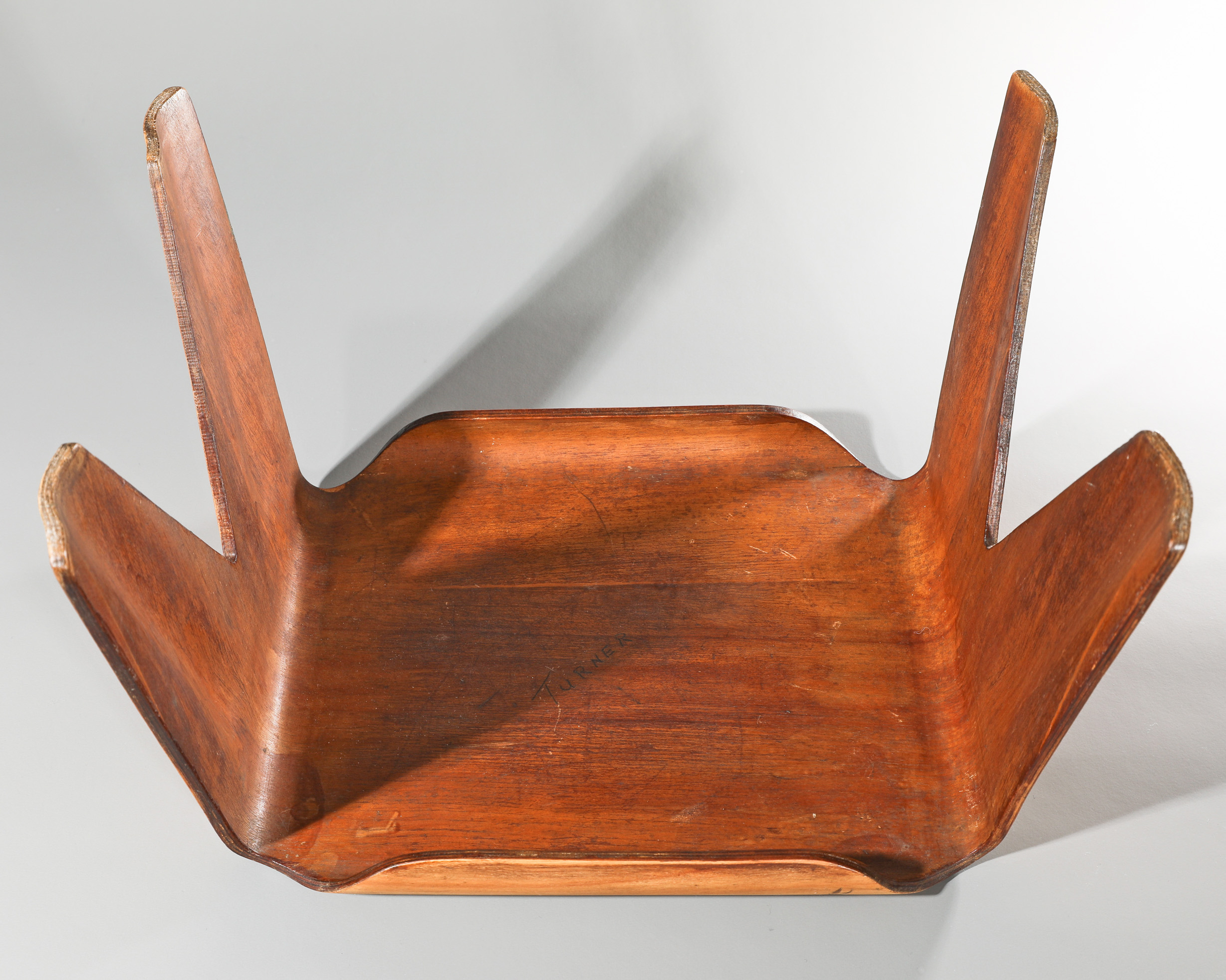 Charles & Ray Eames, early plywood children's stool - Image 5 of 6