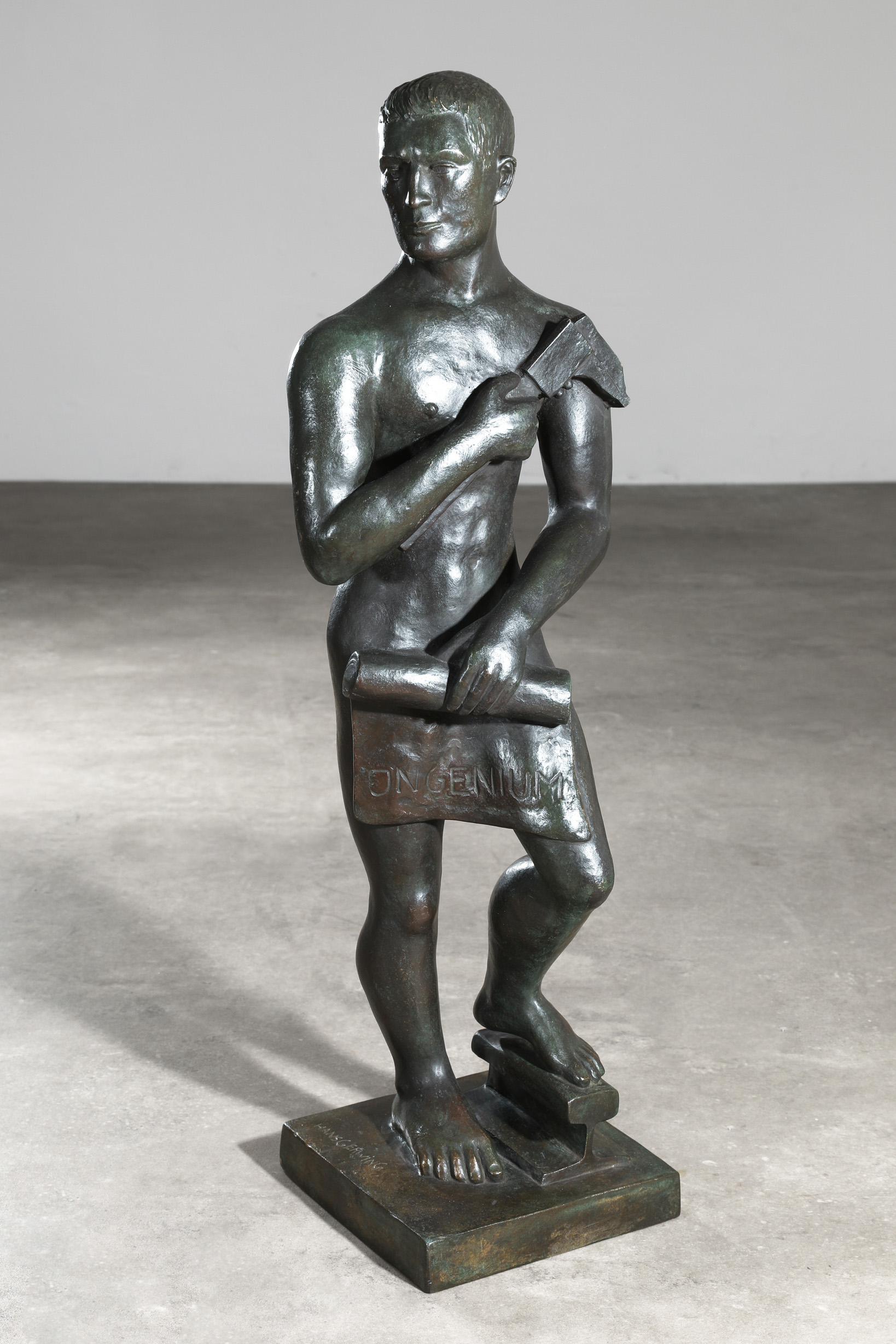 Hans Gerwing, Ingenium, Bronze Sculpture