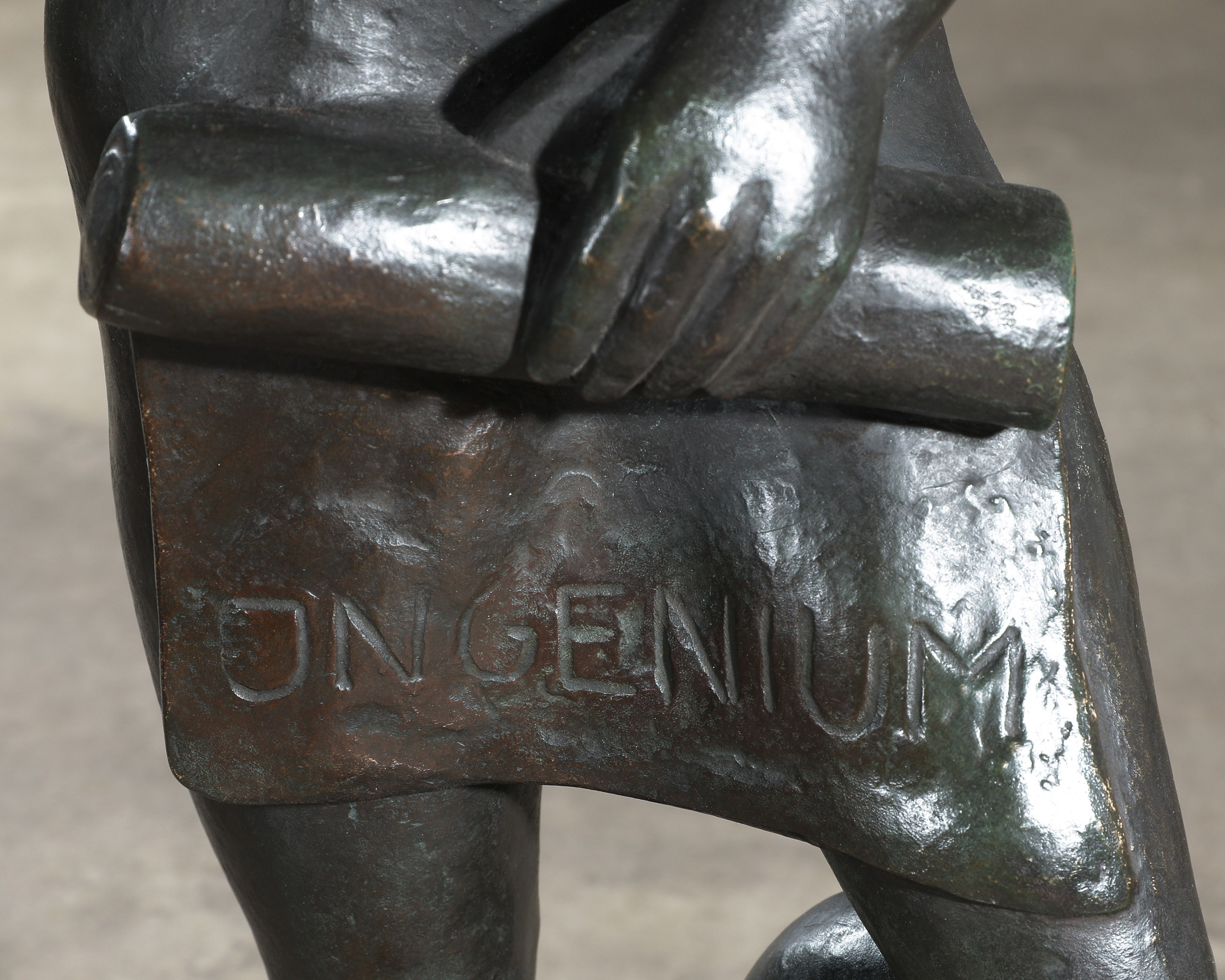 Hans Gerwing, Ingenium, Bronze Sculpture - Image 2 of 9