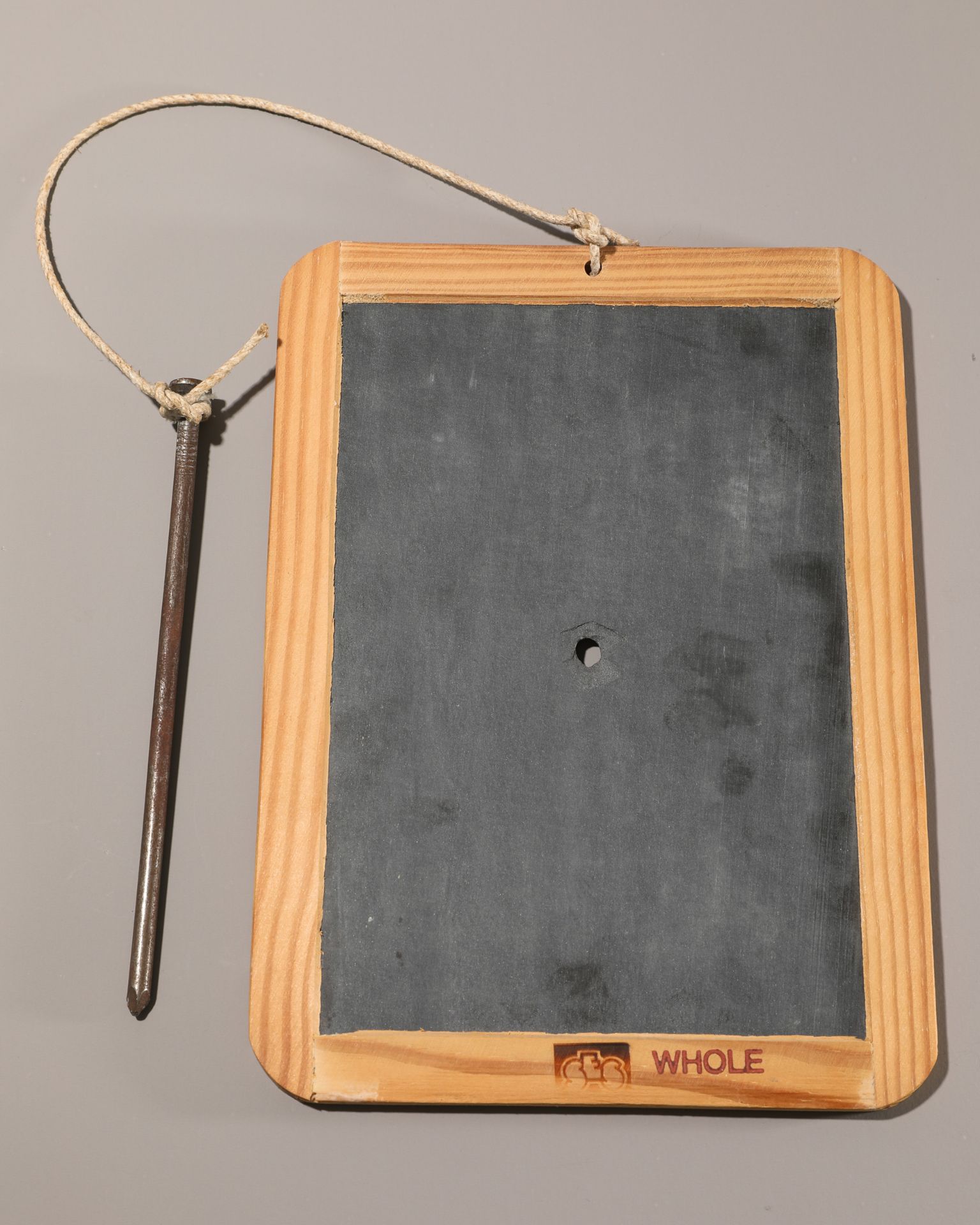 Günther Uecker*, Loch / Hole, 2000, slate, nail, cord, Ex. 22/30 - Image 5 of 6