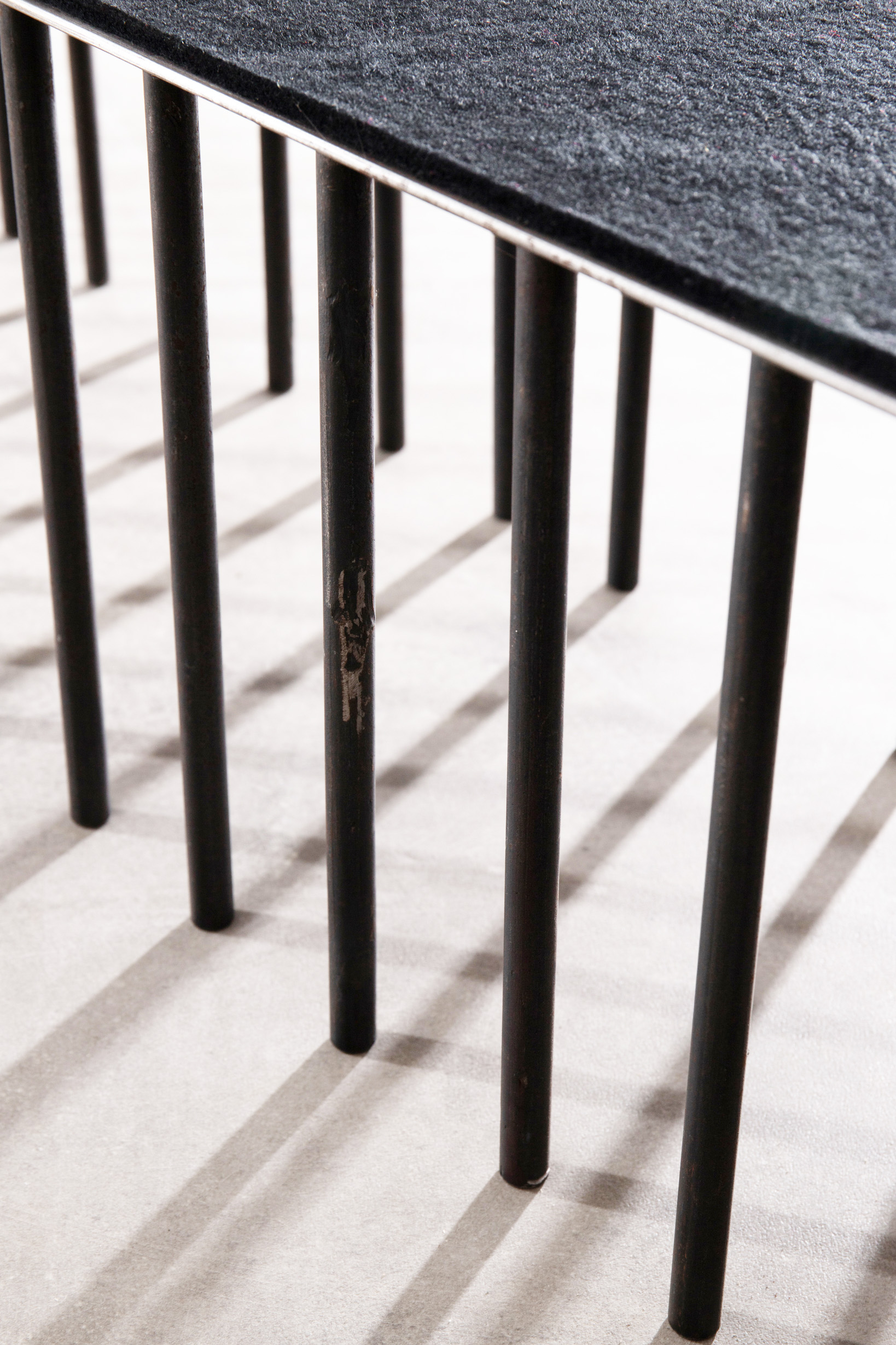 Hermann Becker, Becker Stahlmöbel, Bench, model Mille-Pattes / Centipede - Image 3 of 5