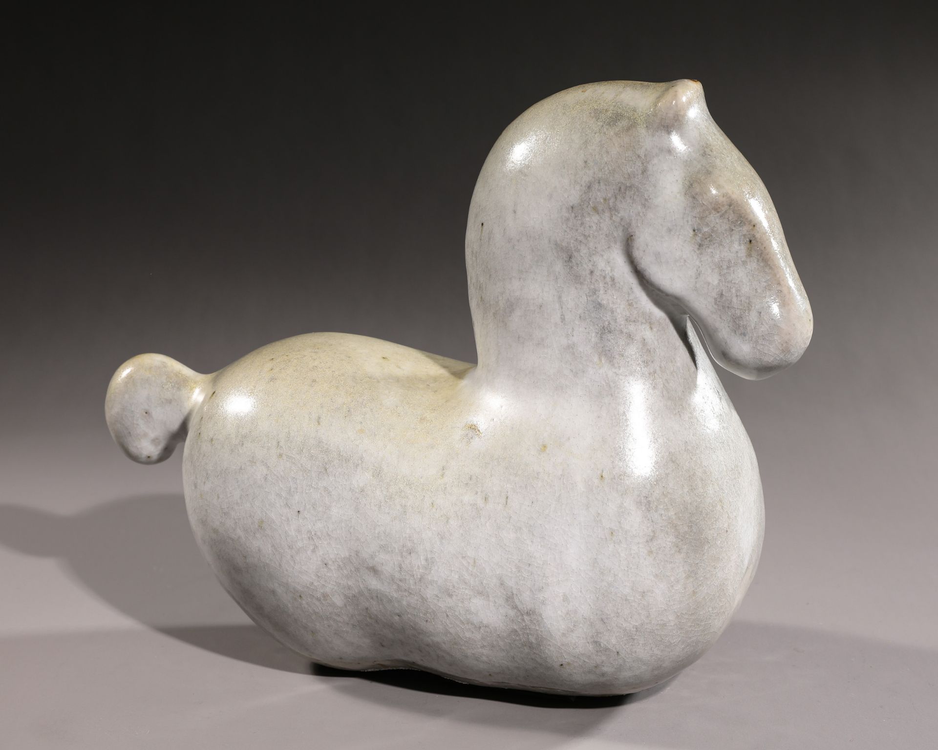 Gustav and Ulla Kraitz, Sculpture swan horse, ca. 1990