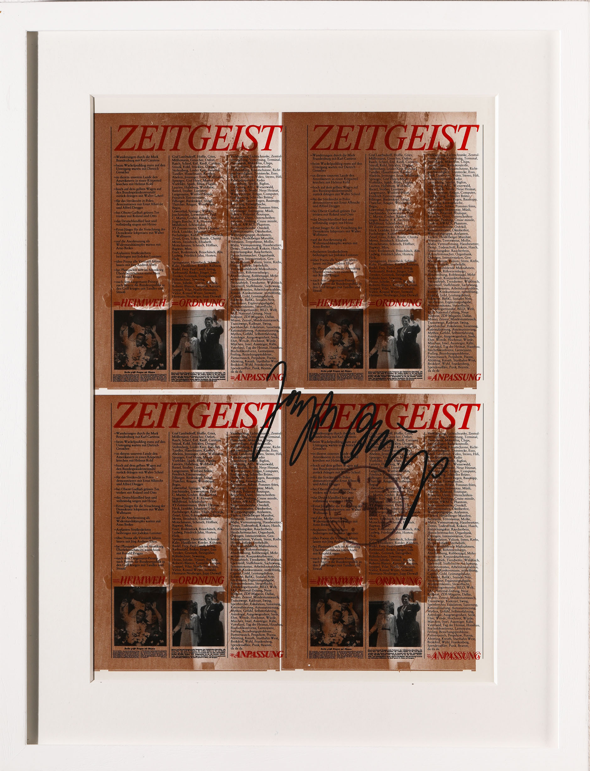 Joseph Beuys*, Proof Print, Zeitgeist/Hasengrab, 1982 - Image 2 of 4