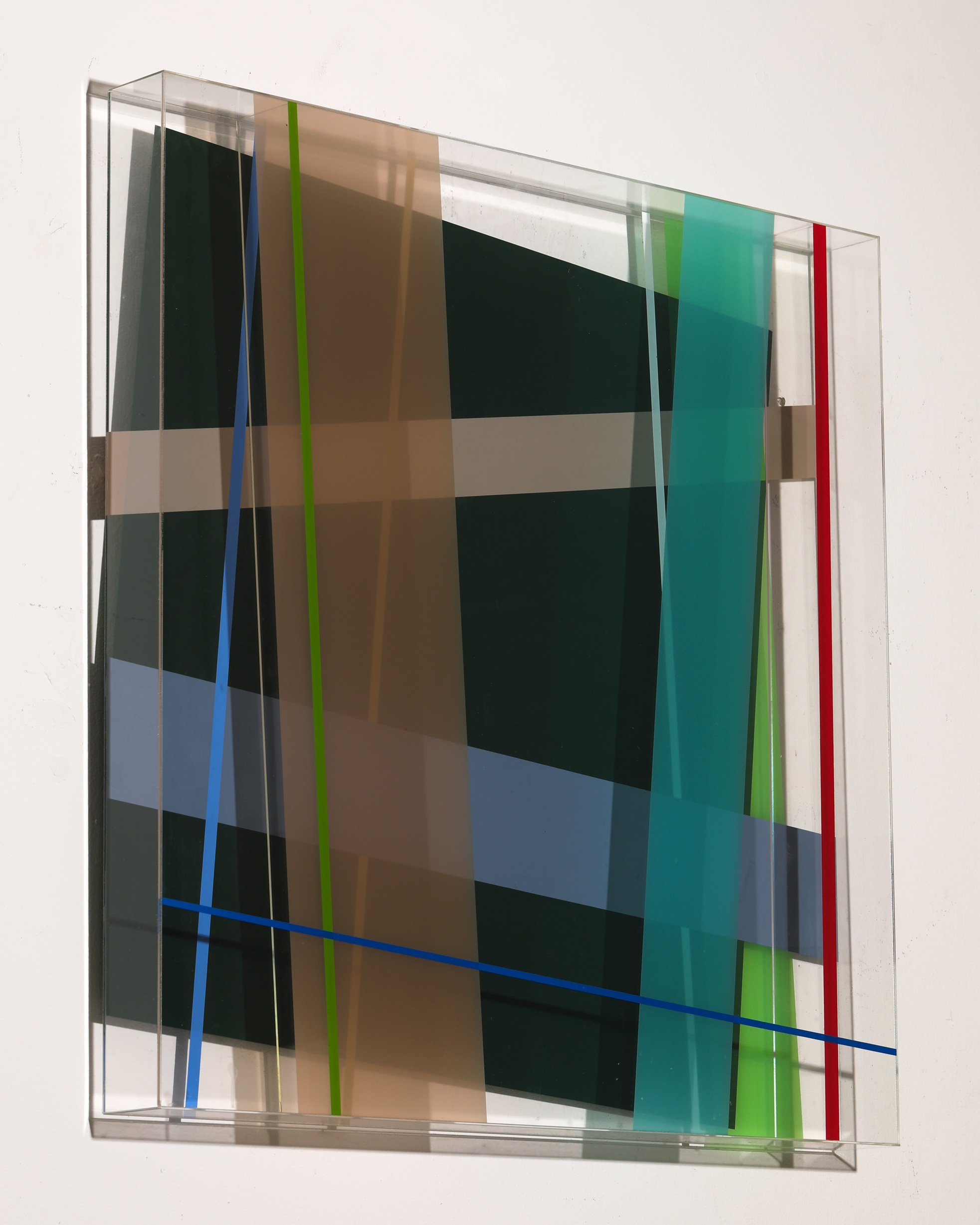 Michael Laube, SWD400, 2005, Color screenprint / acrylic glass