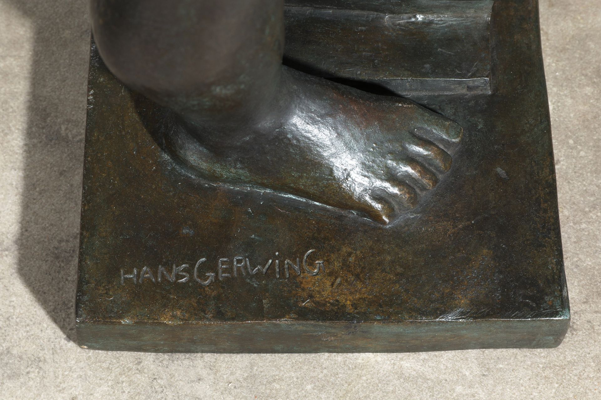 Hans Gerwing, Ingenium, Bronze Sculpture - Image 5 of 9