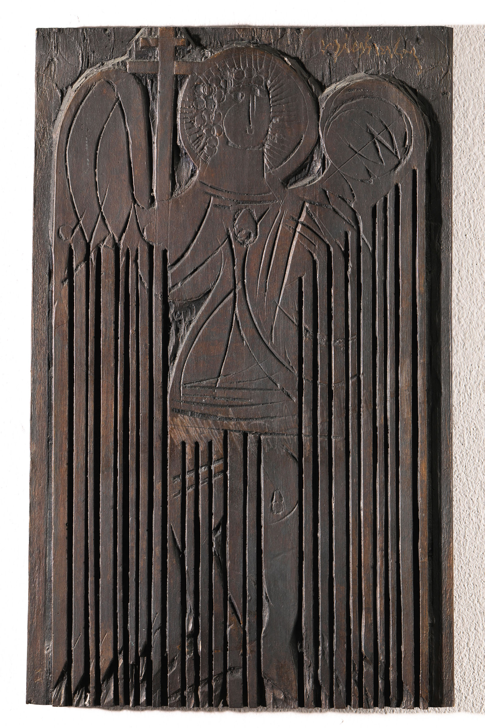 HAP Grieshaber. Der Ostengel. 1967. Bronze Relief. Ex. XX