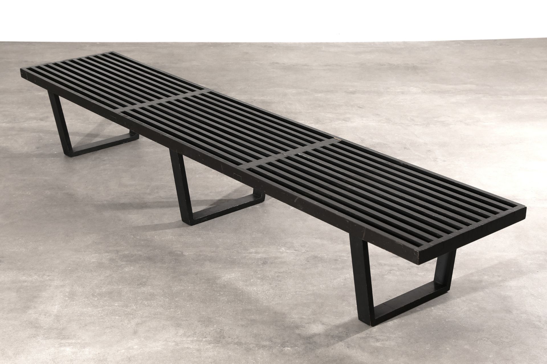 George Nelson, Herman Miller, große Bank Modell Platform Bench 4992