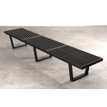 George Nelson, Herman Miller, große Bank Modell Platform Bench 4992