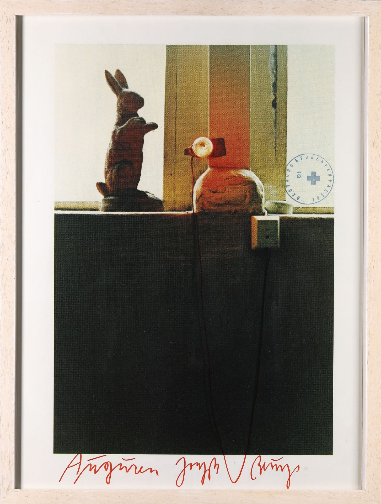 Joseph Beuys*, Auguren, Fehldruck, Unikat 1982 - Bild 2 aus 4