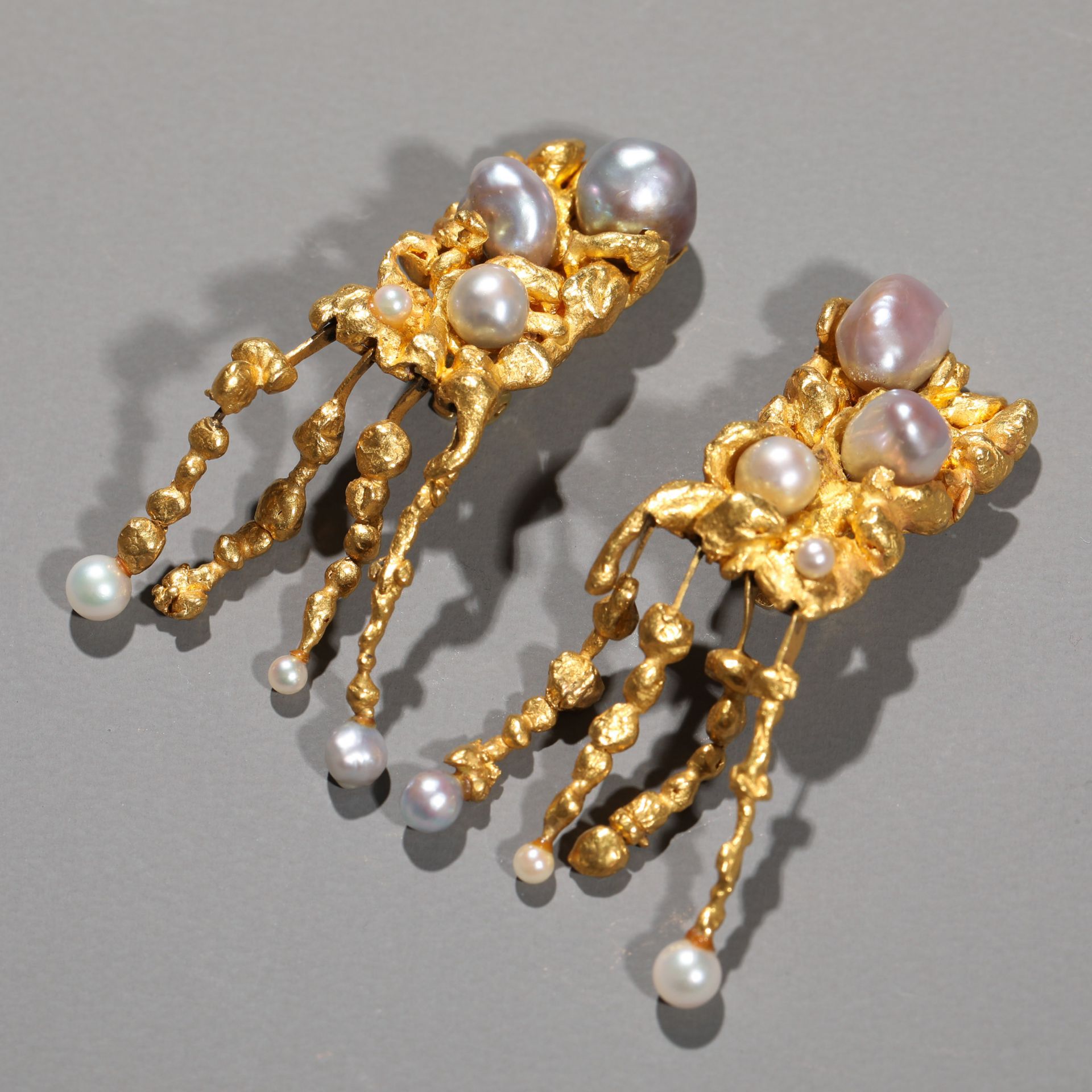 Ebbe Weiss-Weingart, Pair of pearl earrings - Image 4 of 6