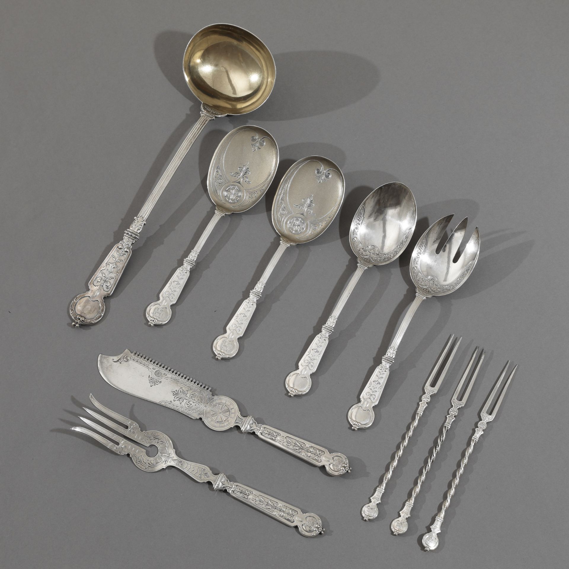 G. Hermeling for Wilkens Söhne, Bremen, 118-piece cutlery set with serving pieces - Image 8 of 11