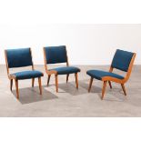 Jens Risom, Walter Knoll, 3 Sessel Modell Vostra