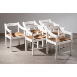 Vico Magistretti, Cassina, 6 Chairs, model Carimate