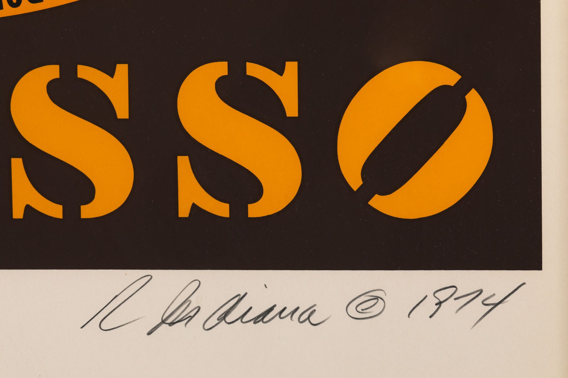 Robert Indiana, 'Picasso, from Hommage à Picasso', Color screenprint. HC print - Image 3 of 4
