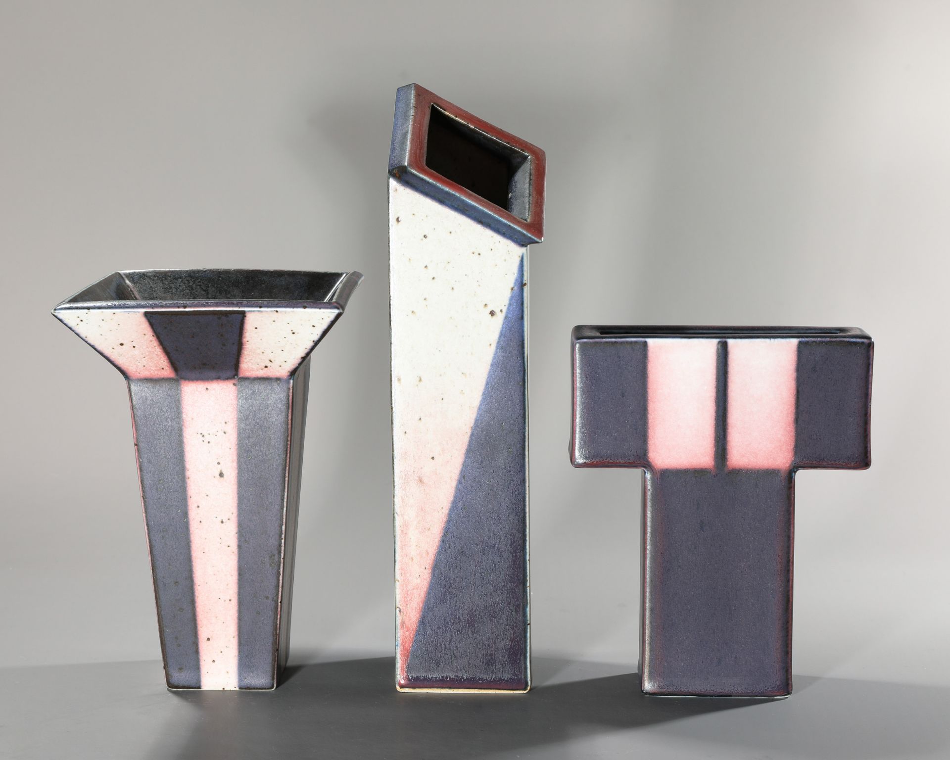 Karl Scheid, Three Vases, 1997, 2001, 2004 - Image 2 of 6