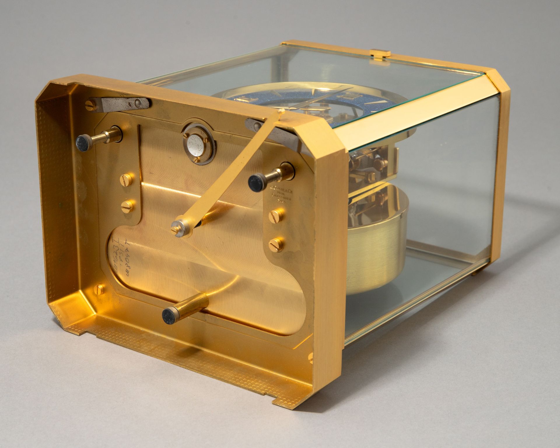 Jaeger Le Coultre, Atmos clock, lapis lazuli dial, ca. 1974 - Image 9 of 10