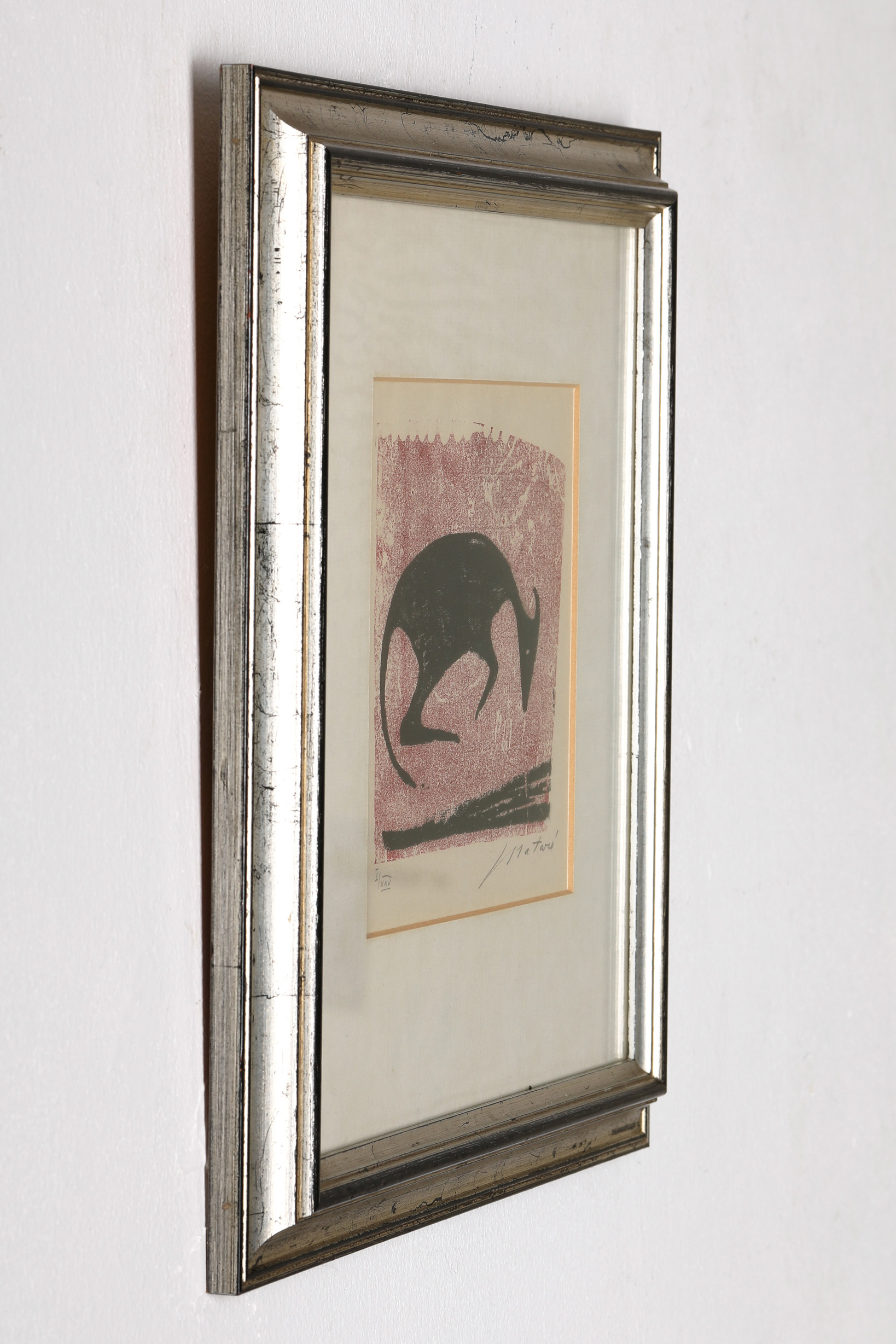 Ewald Mataré*, Liegende Kuh (nach rechts), 1958, Farbholzschnitt, WVZ Nr. 403 - Bild 6 aus 7