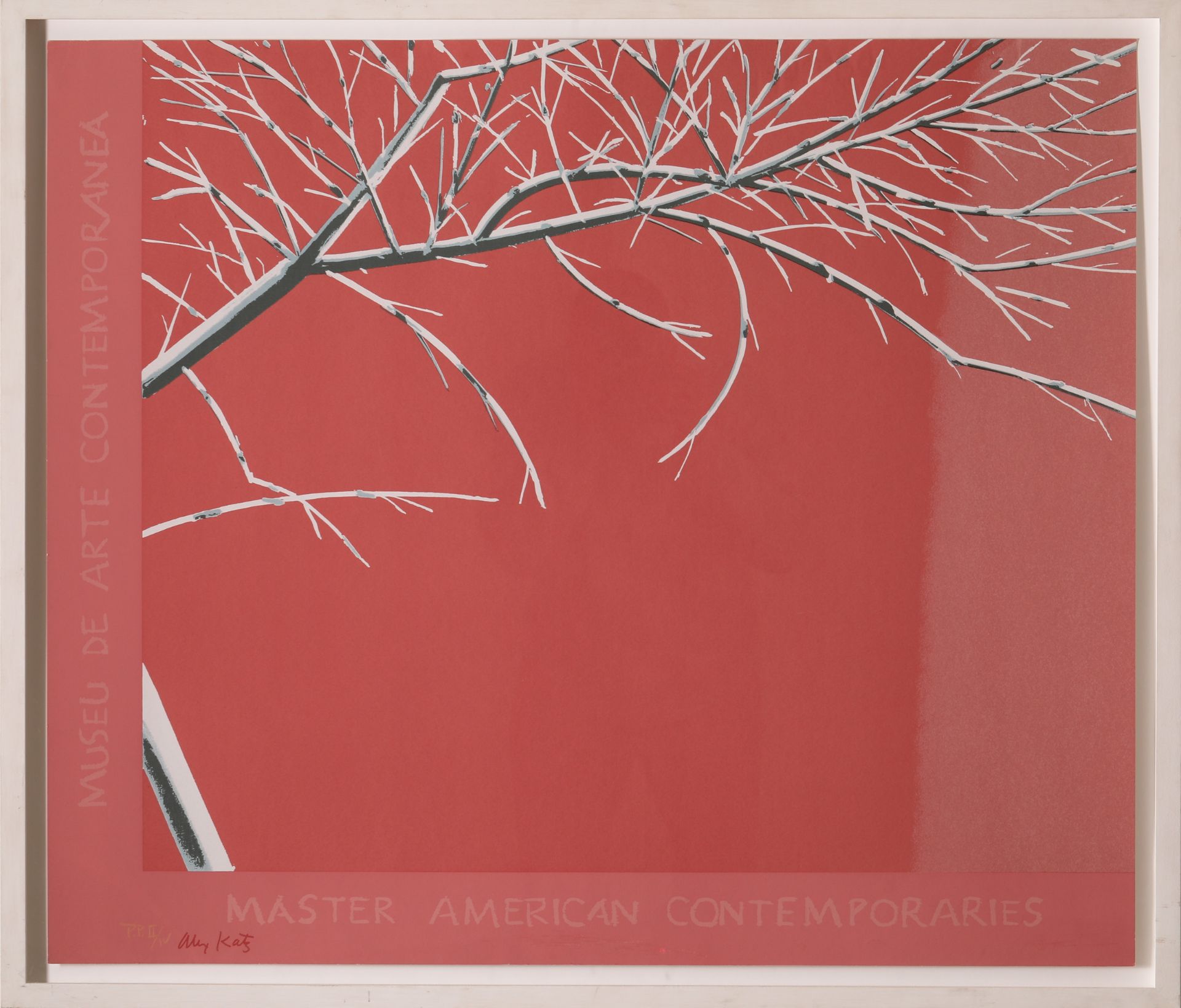 Alex Katz*, Master American Contemporaries 1993. Exemplar P.P. II/IV (R 22 C) - Bild 2 aus 5