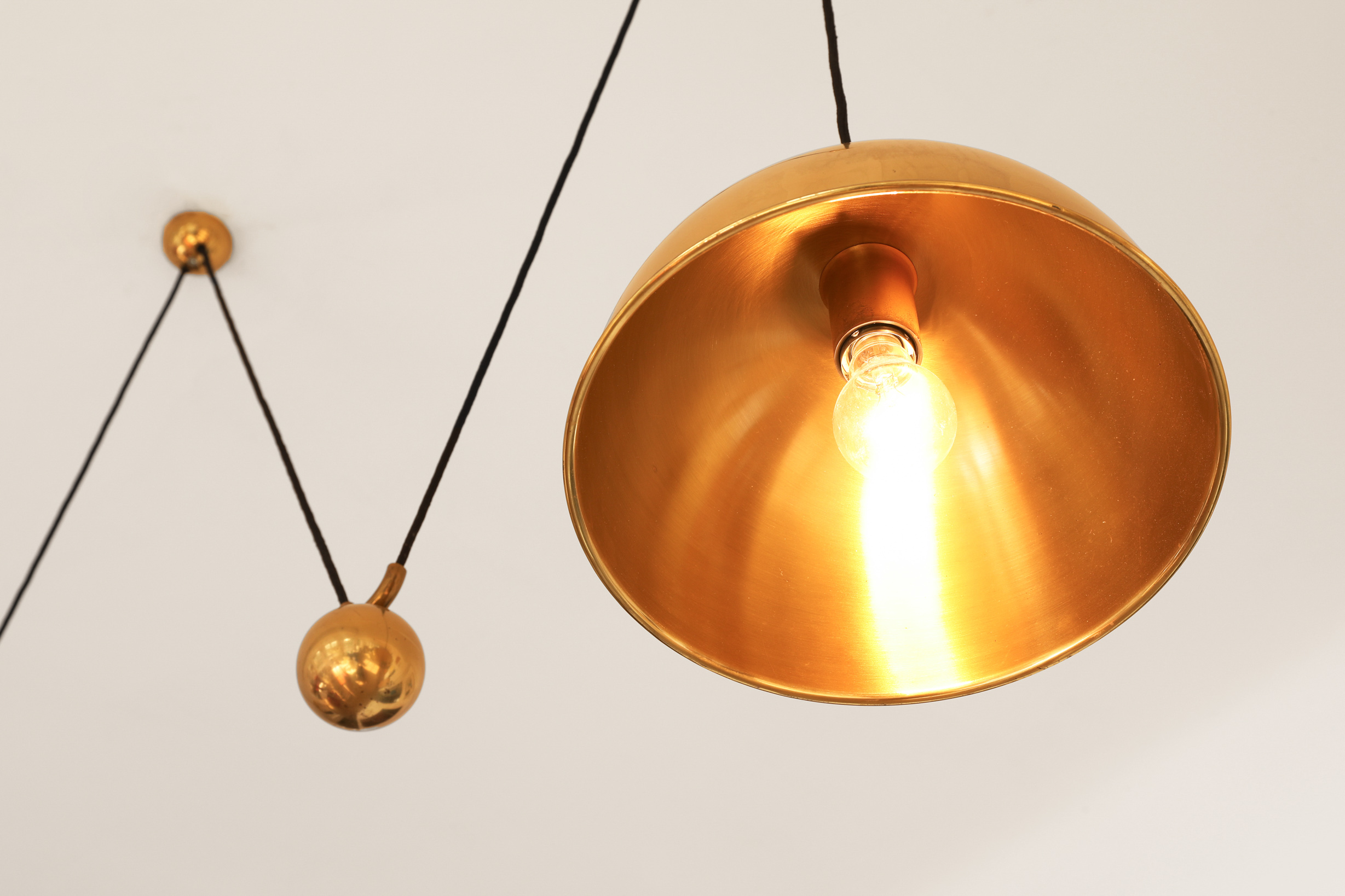 Florian Schulz, Double pull pendant Lamp, model Posa D. 31 cm - Image 2 of 2