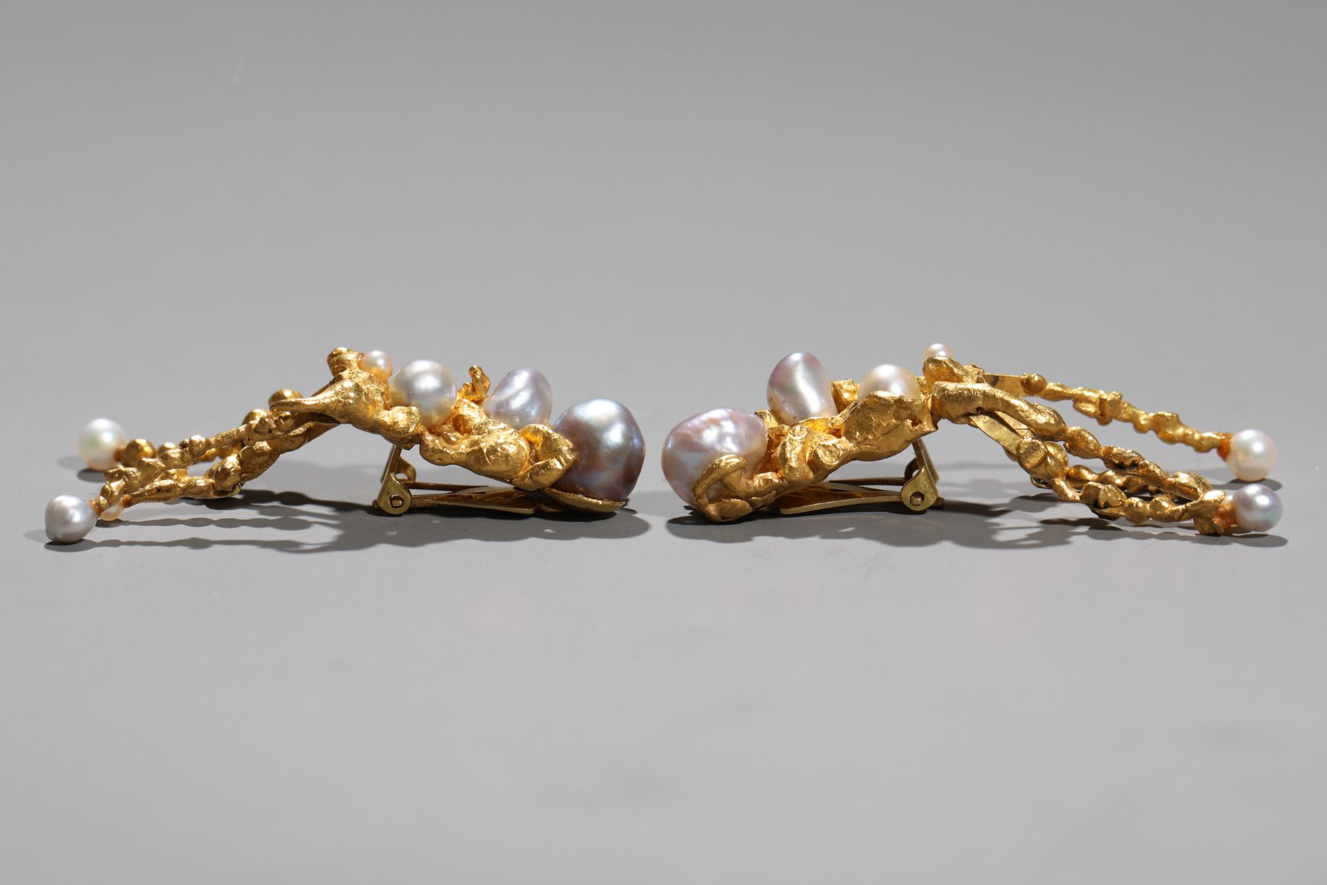 Ebbe Weiss-Weingart, Pair of pearl earrings - Image 3 of 6