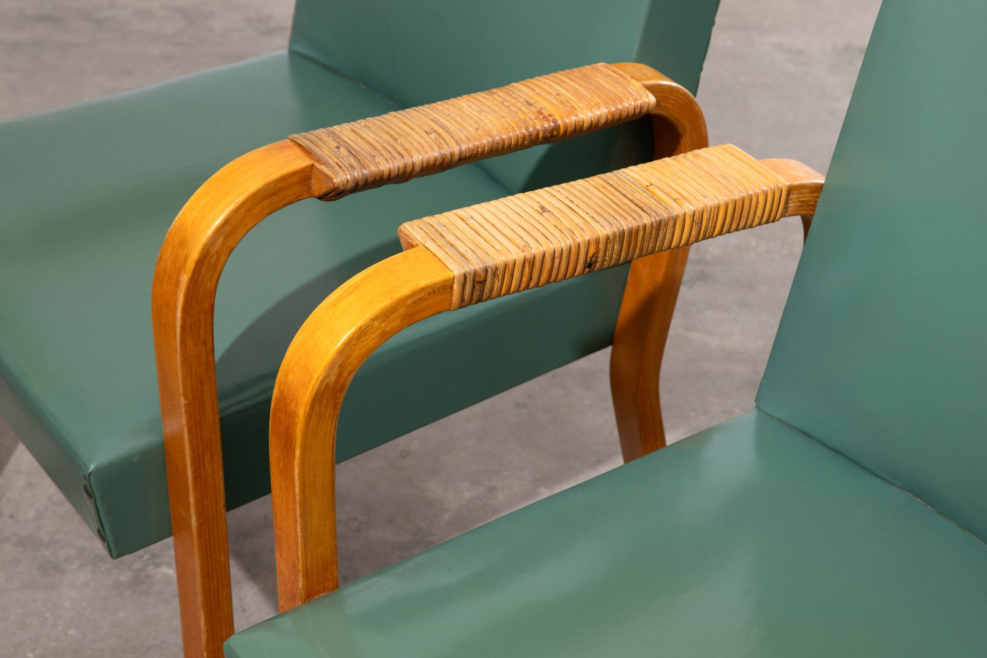Alvar Aalto, 5 armchairs, model no. 46 - Image 3 of 6