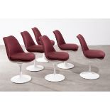 Eero Saarinen, Knoll International, 6 Chairs, model 151 Tulip