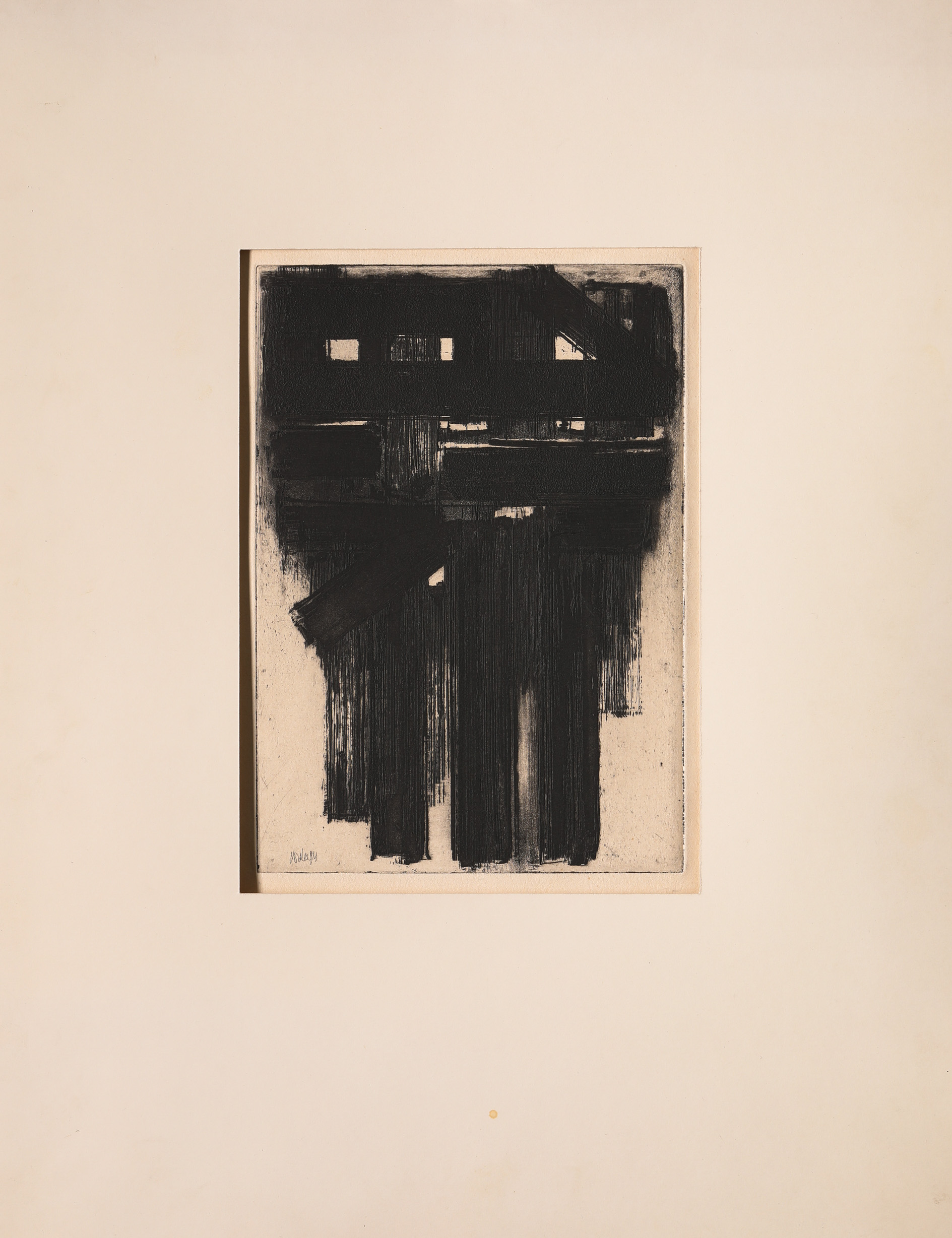 Pierre Soulages*, Eau forte III, 1956, Etching - Image 2 of 4