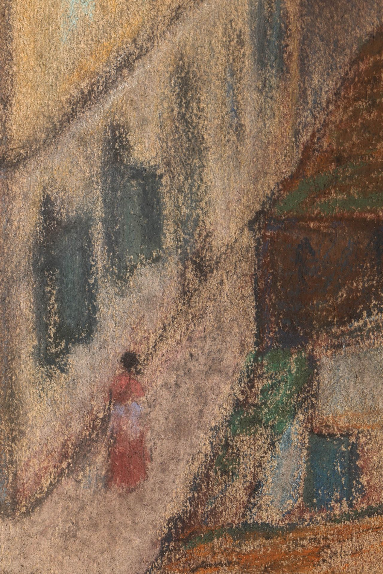 Ludwig von Hofmann. Straße in Korfu. 1907. Pastell - Bild 4 aus 5