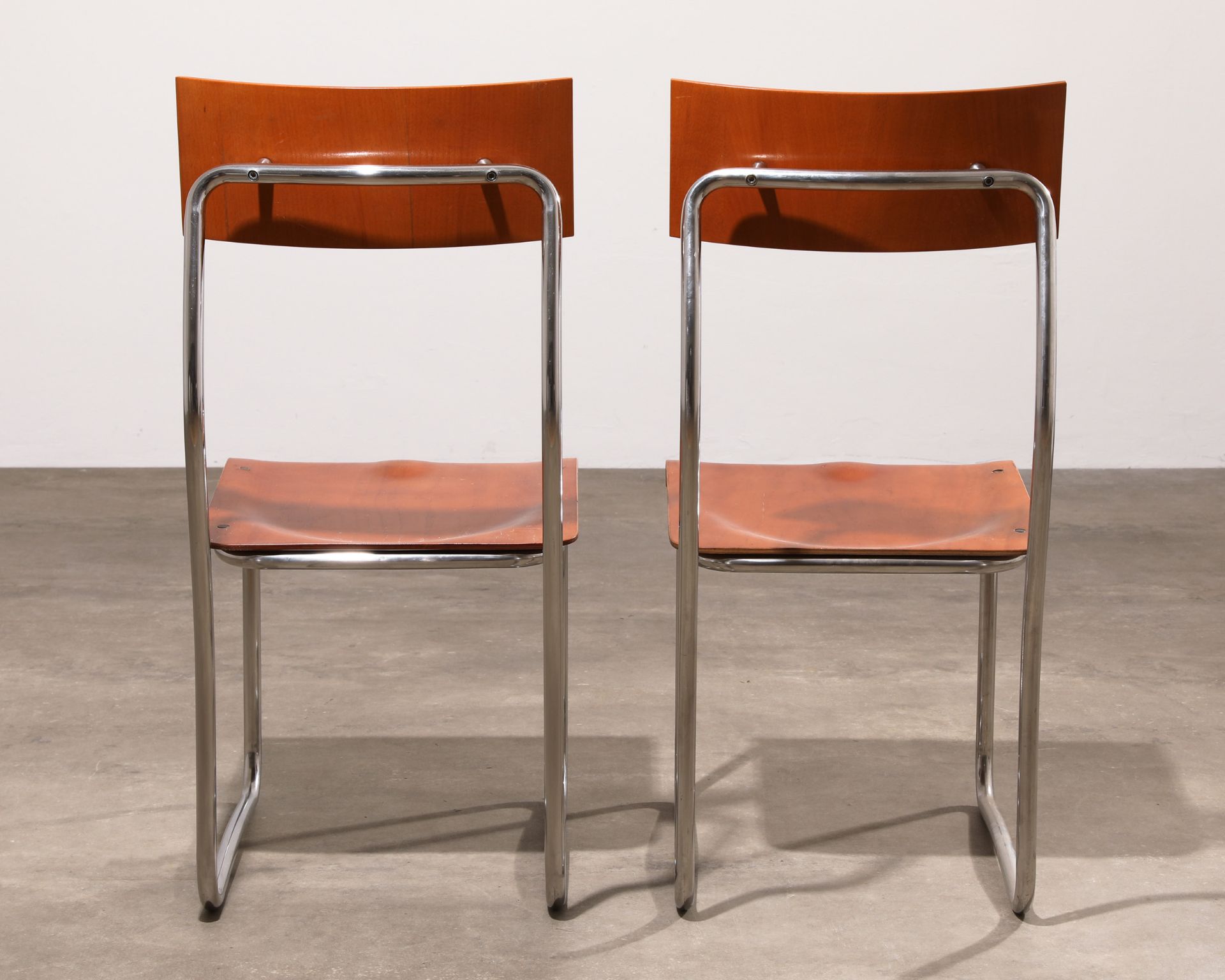 Giuseppe Terragni, Zanotta, 2 Stühle Modell Lariana - Bild 6 aus 6