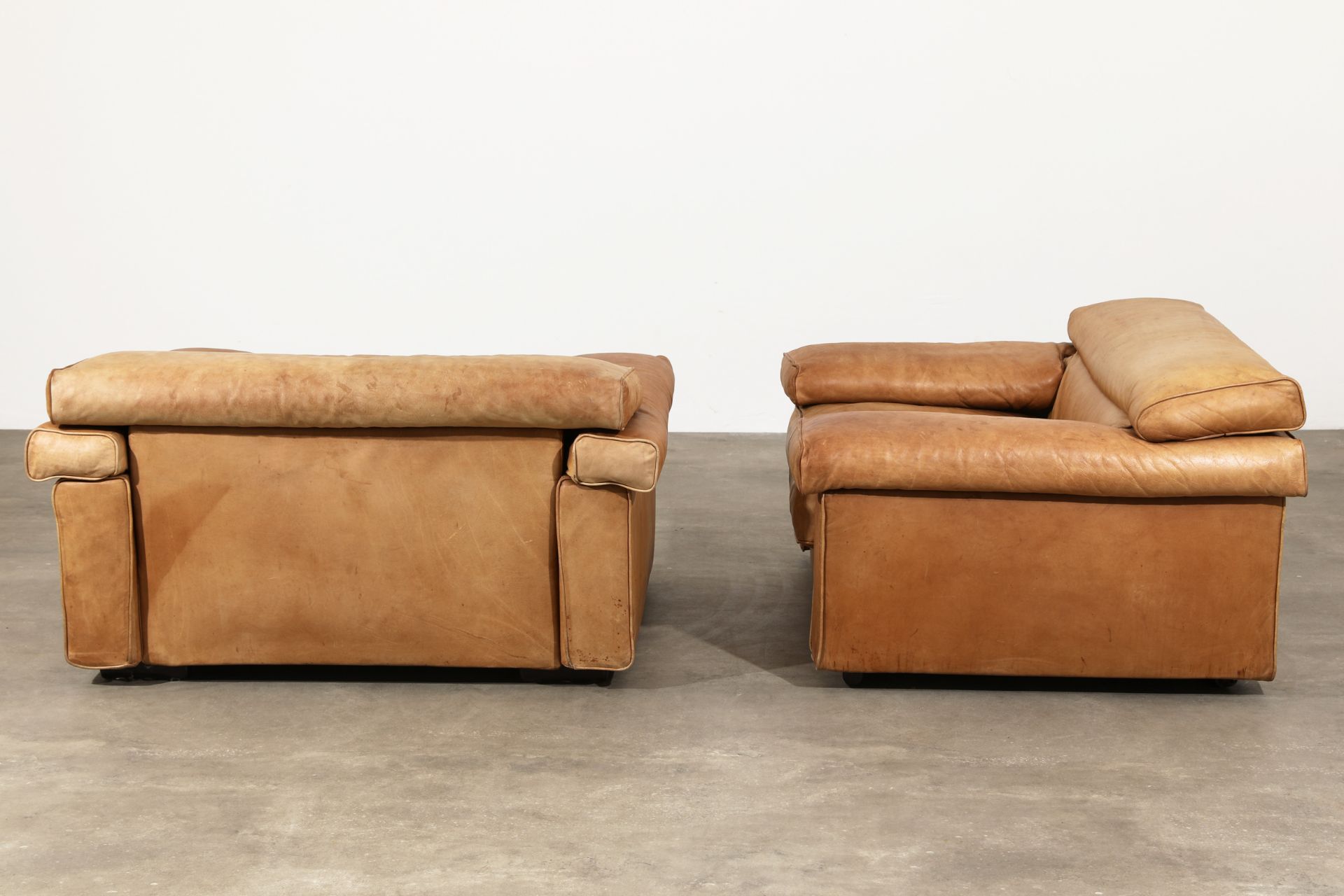 Afra & Tobia Scarpa, B&B Italia, 2 Lounge Chairs, model Erasmo - Image 4 of 4