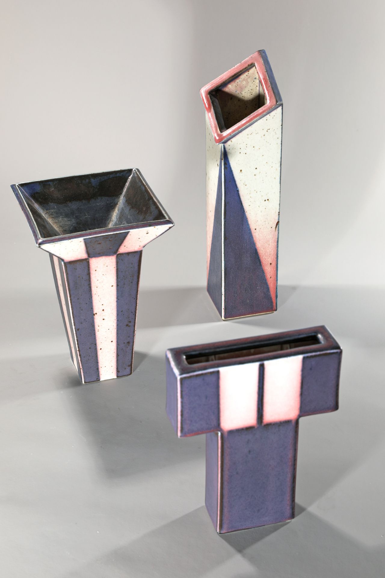 Karl Scheid, Three Vases, 1997, 2001, 2004