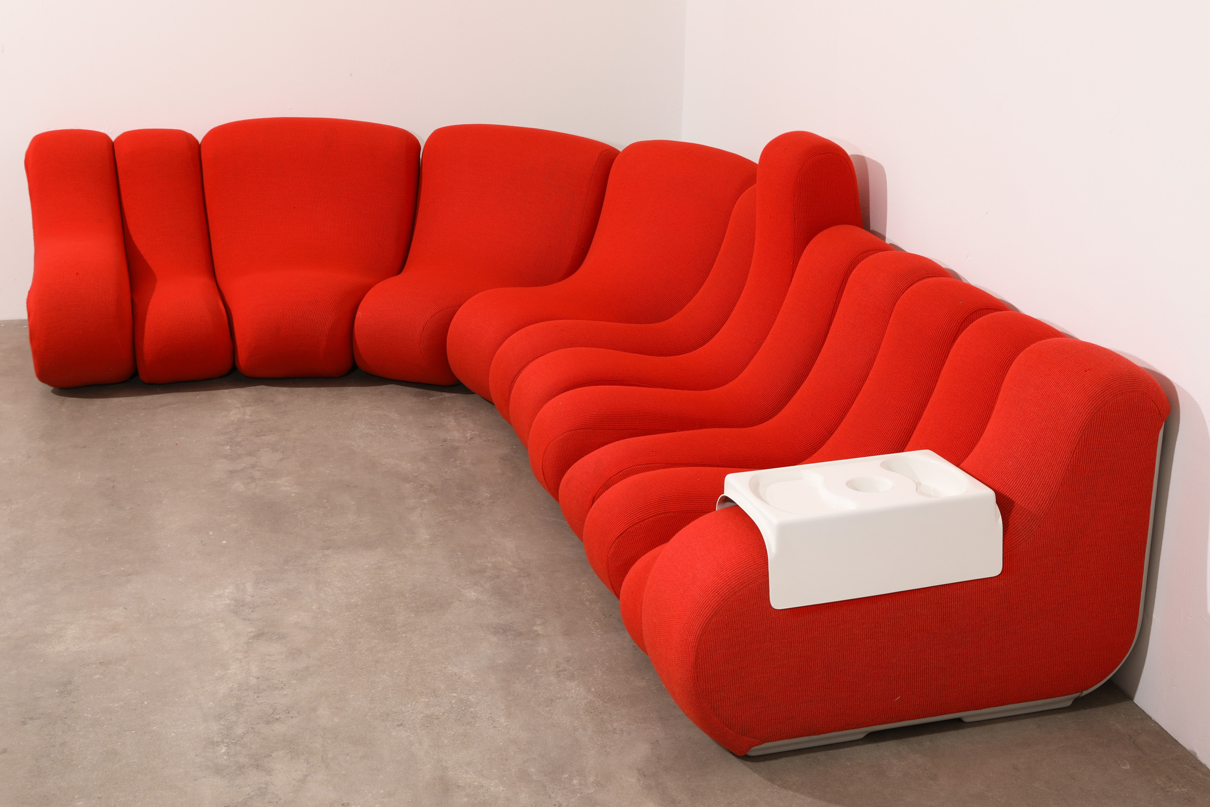 Burkhardt Vogtherr, Rosenthal, 12 modular seating elements, model VarioPillo - Image 2 of 6