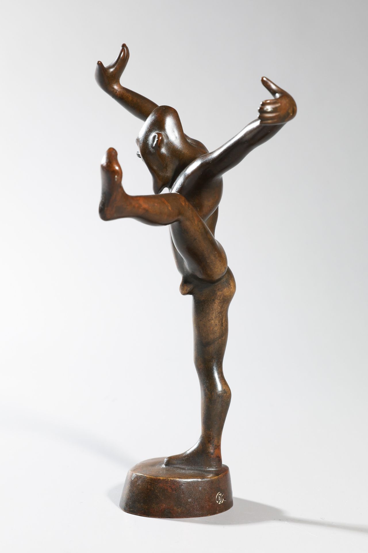 Jean René Gauguin, Dancer with outstretched leg - Image 3 of 6