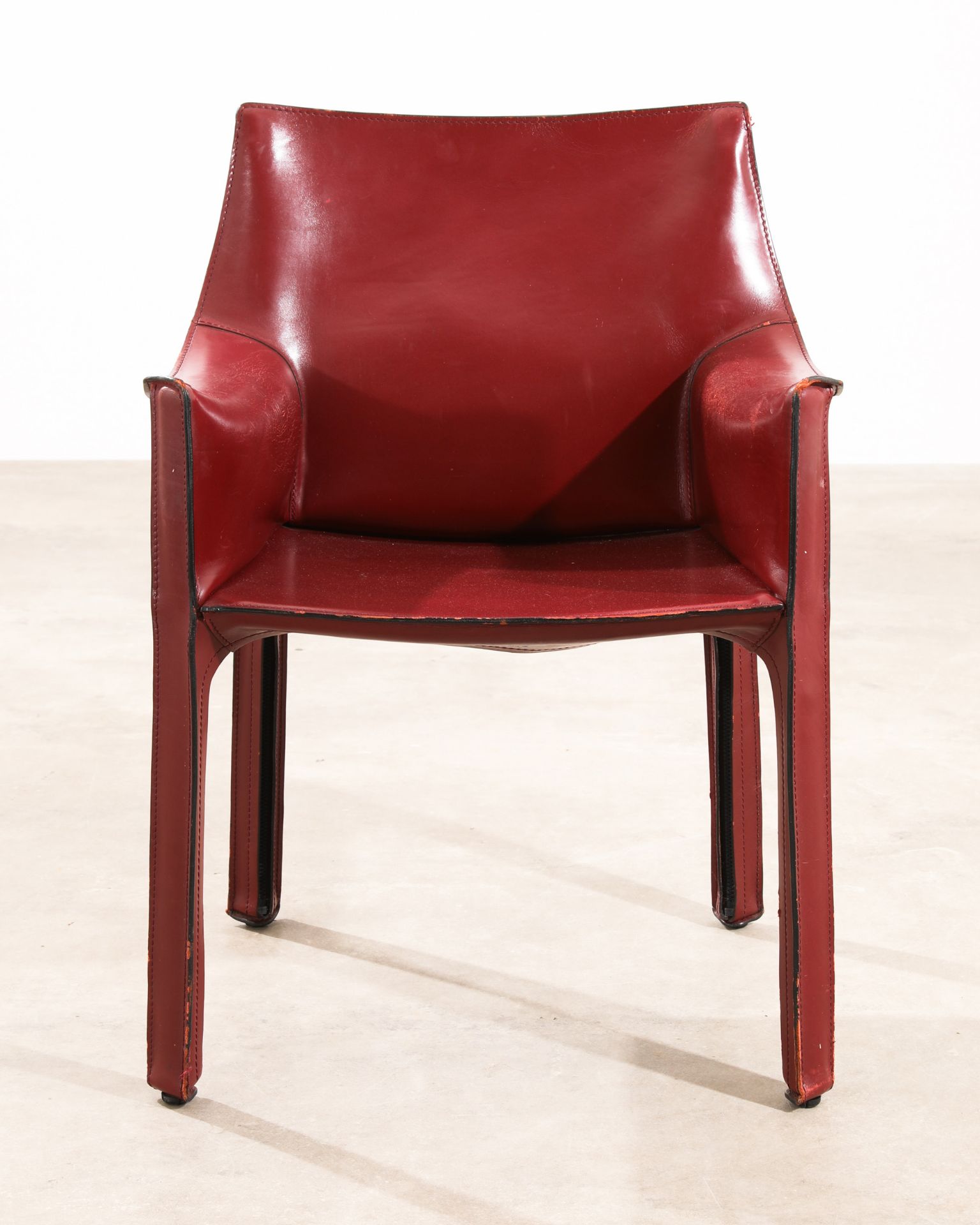 Mario Bellini, Cassina, 6 armchairs, model CAB 413 - Image 3 of 5