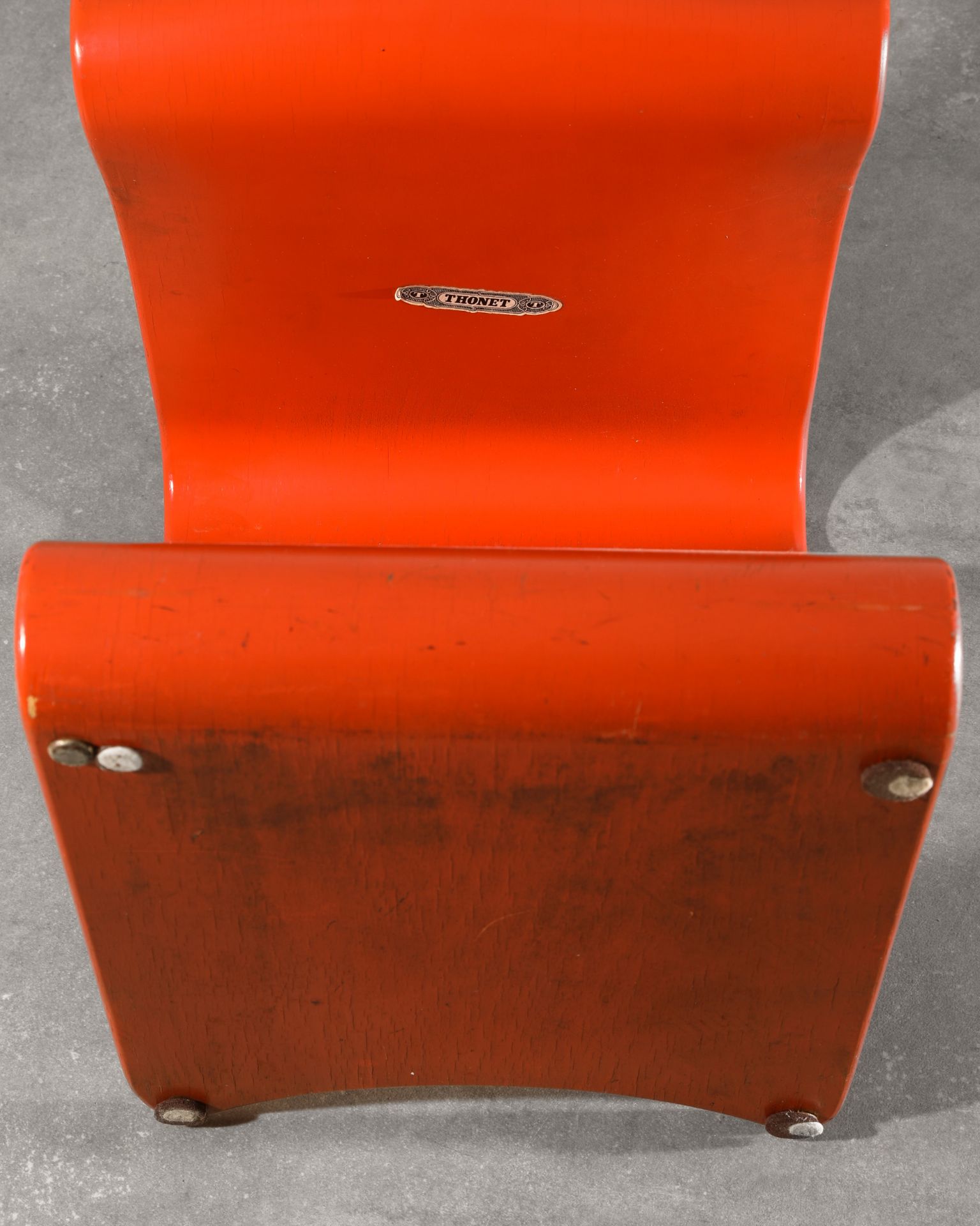 Verner Panton, A. Sommer / Thonet, Plywood Chair, model 275 S-Stuhl - Image 5 of 6