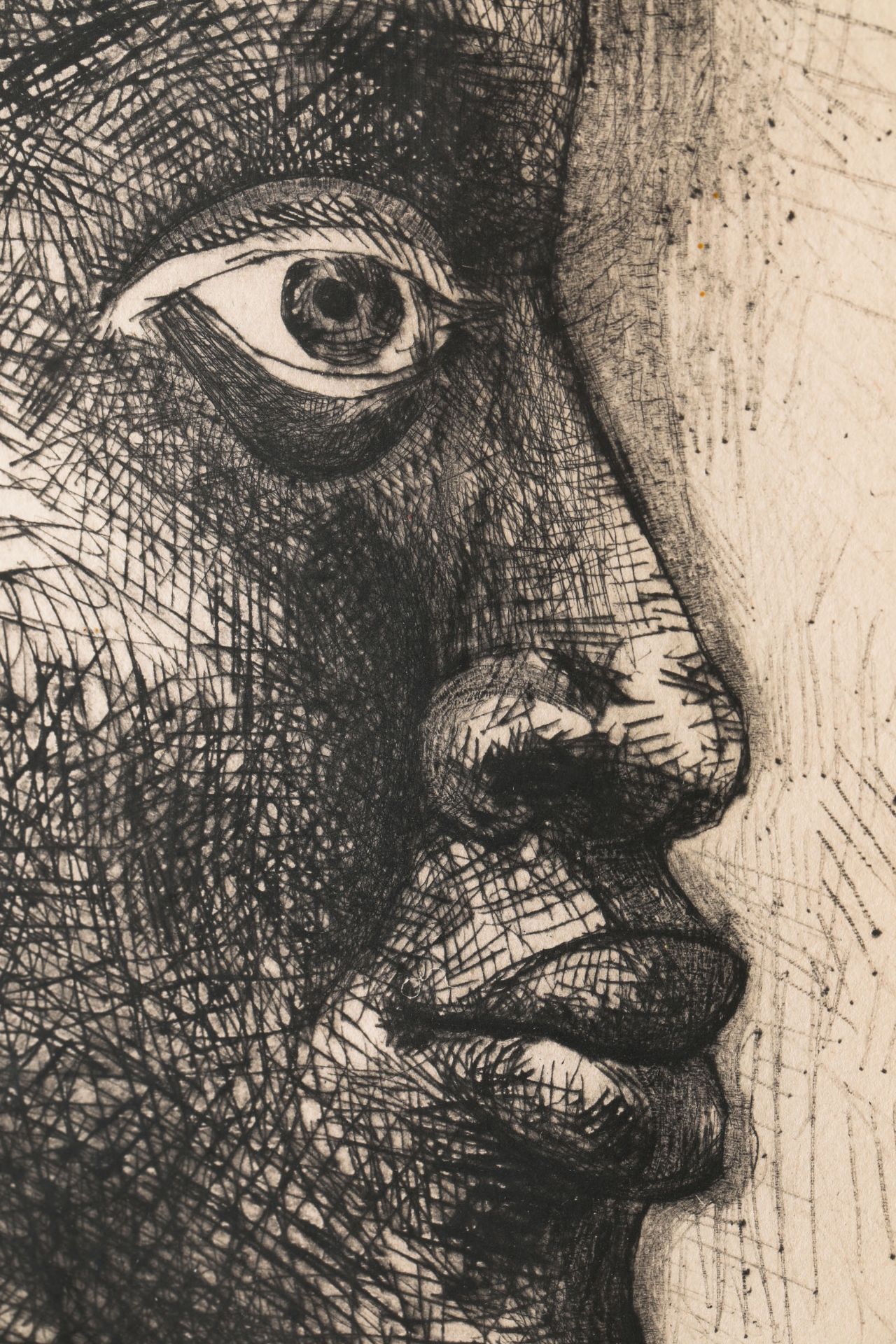Pablo Picasso*, Radierung, Portrait d'Aimé Césaire, 1949 - Bild 5 aus 5