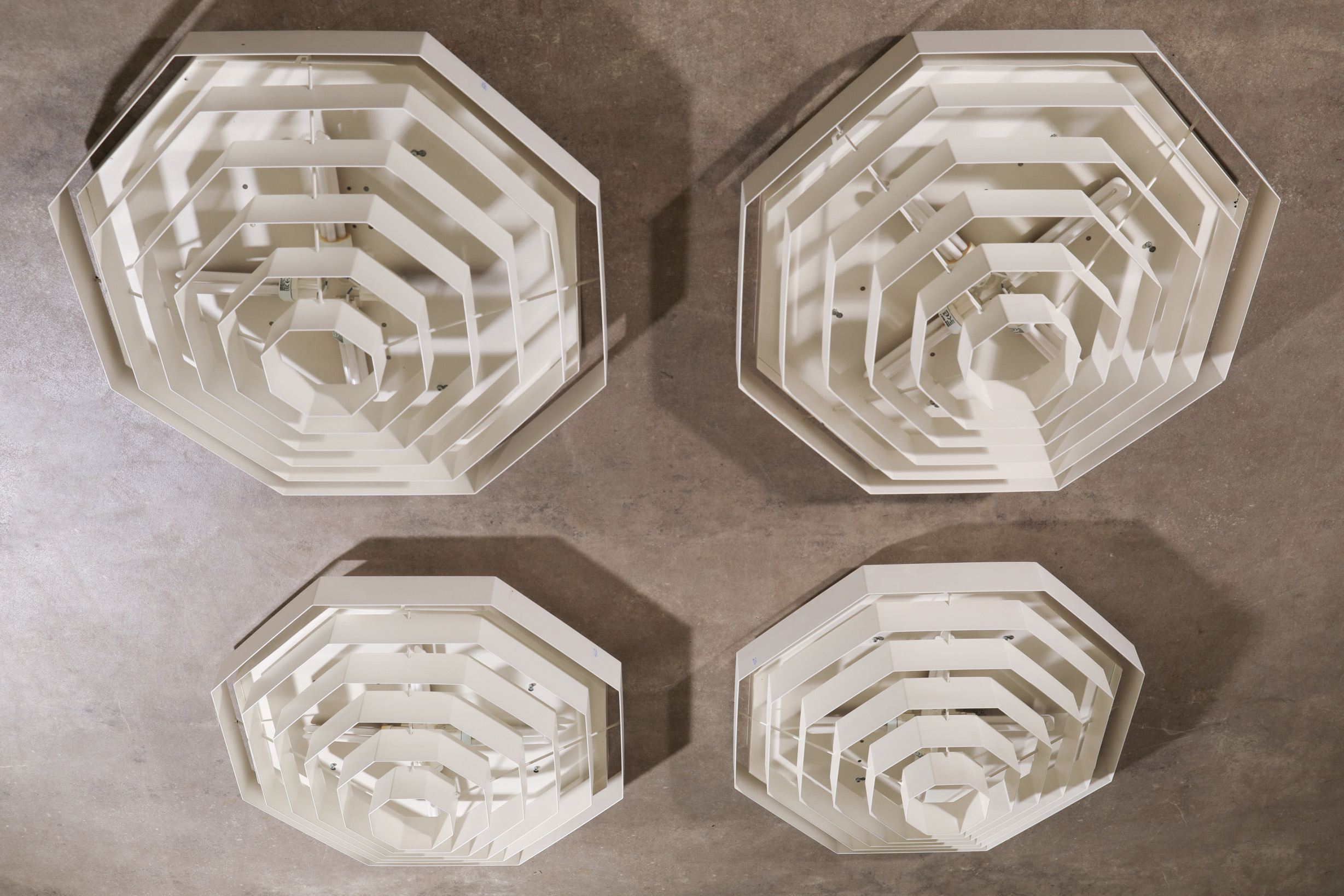 Spectral, 4 slat lights, ceiling/wall lights, model Octaform - Image 3 of 3