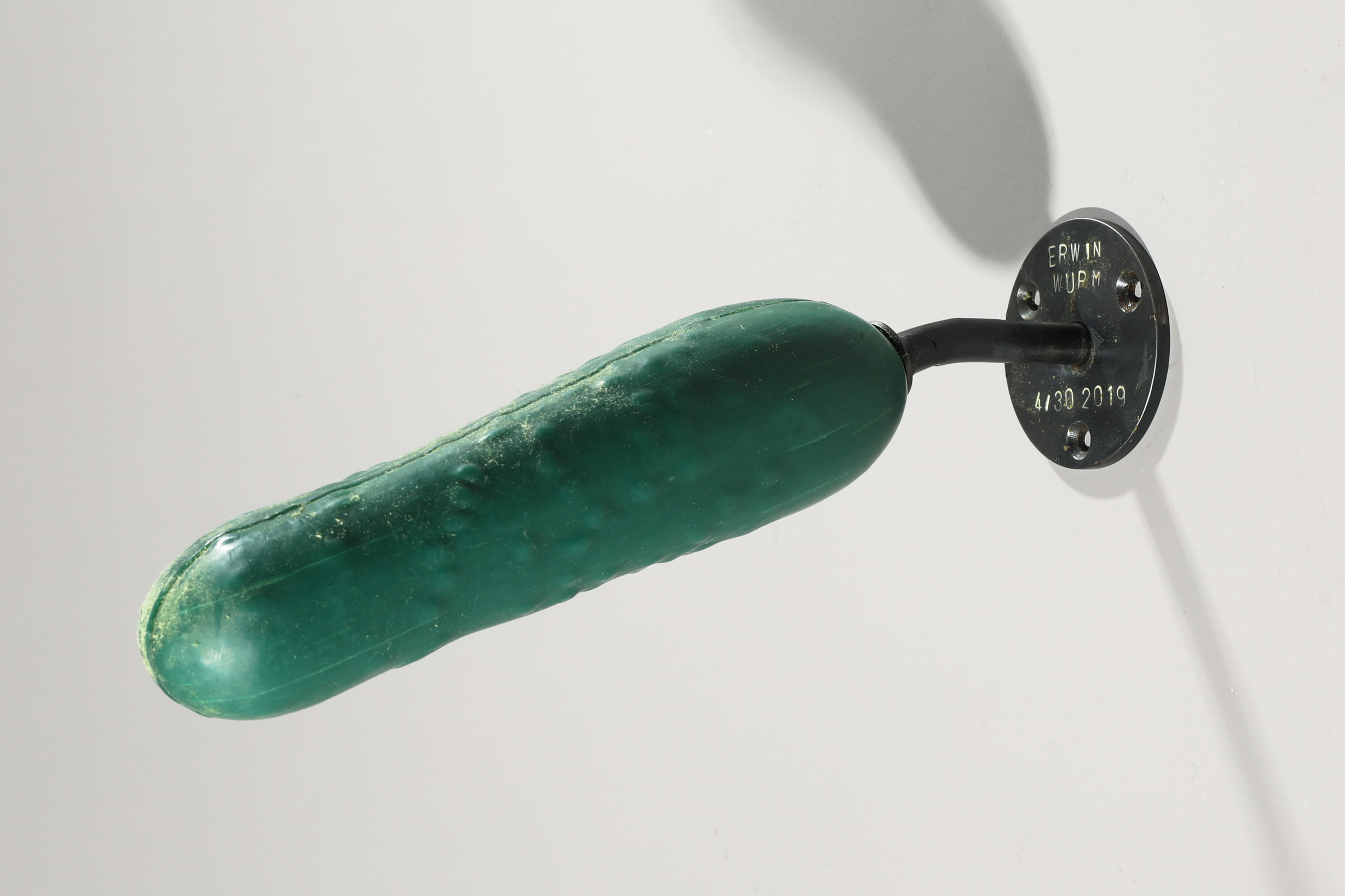 Erwin Wurm*, Untitled, 2019, Sculpture cucumber, soap