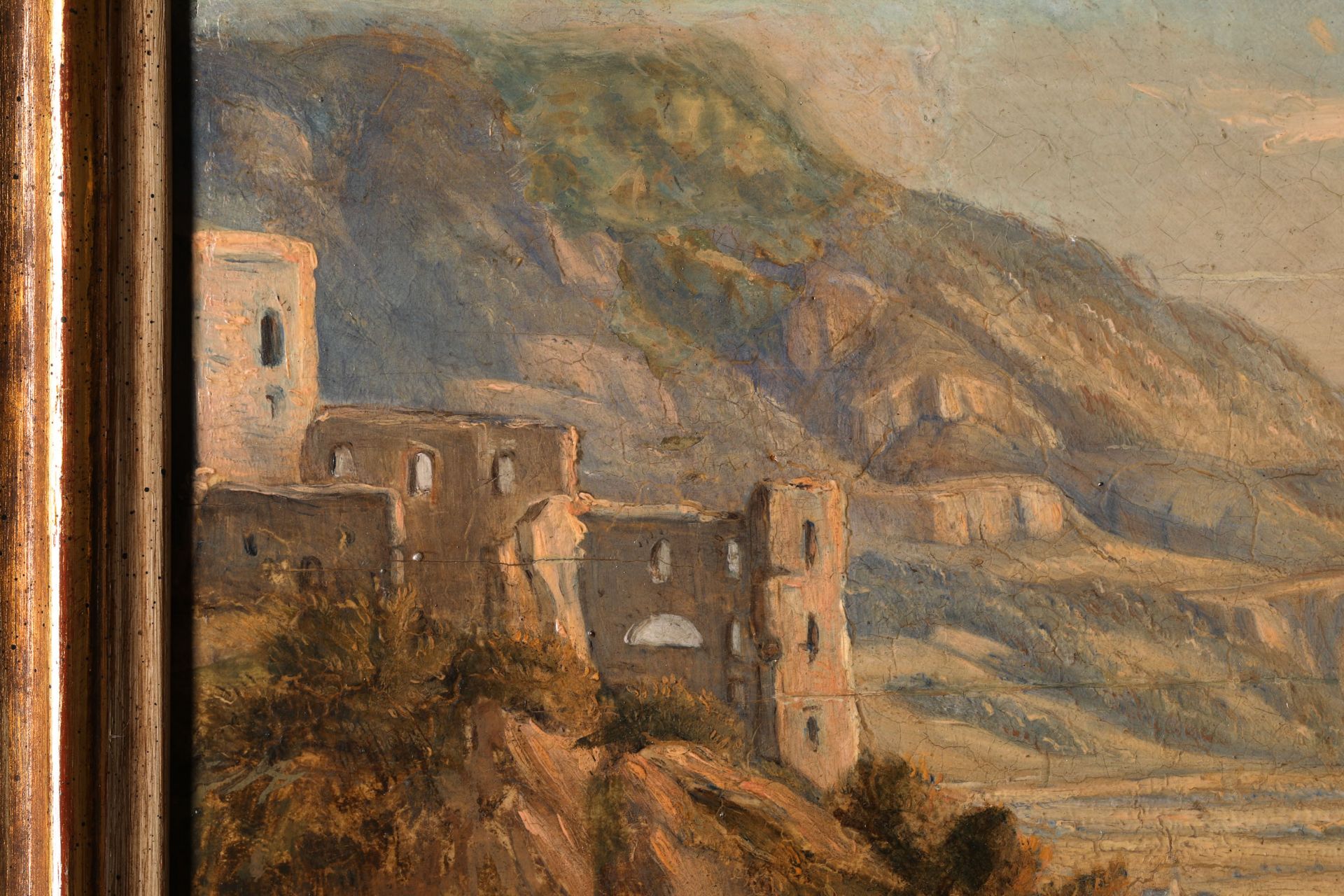 Carl Rottmann, Oil on wood, ca. 1818 - Image 4 of 6