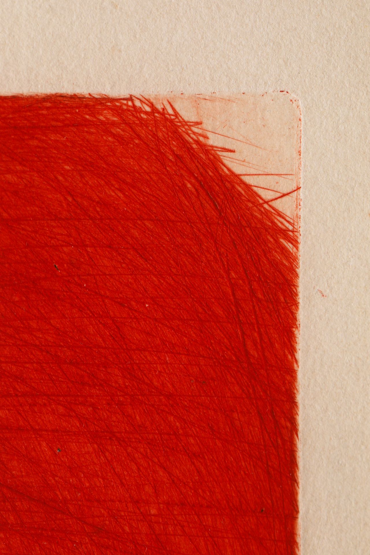 Arnulf Rainer*, Untitled, 1981, Etching in red, signed - Image 6 of 6