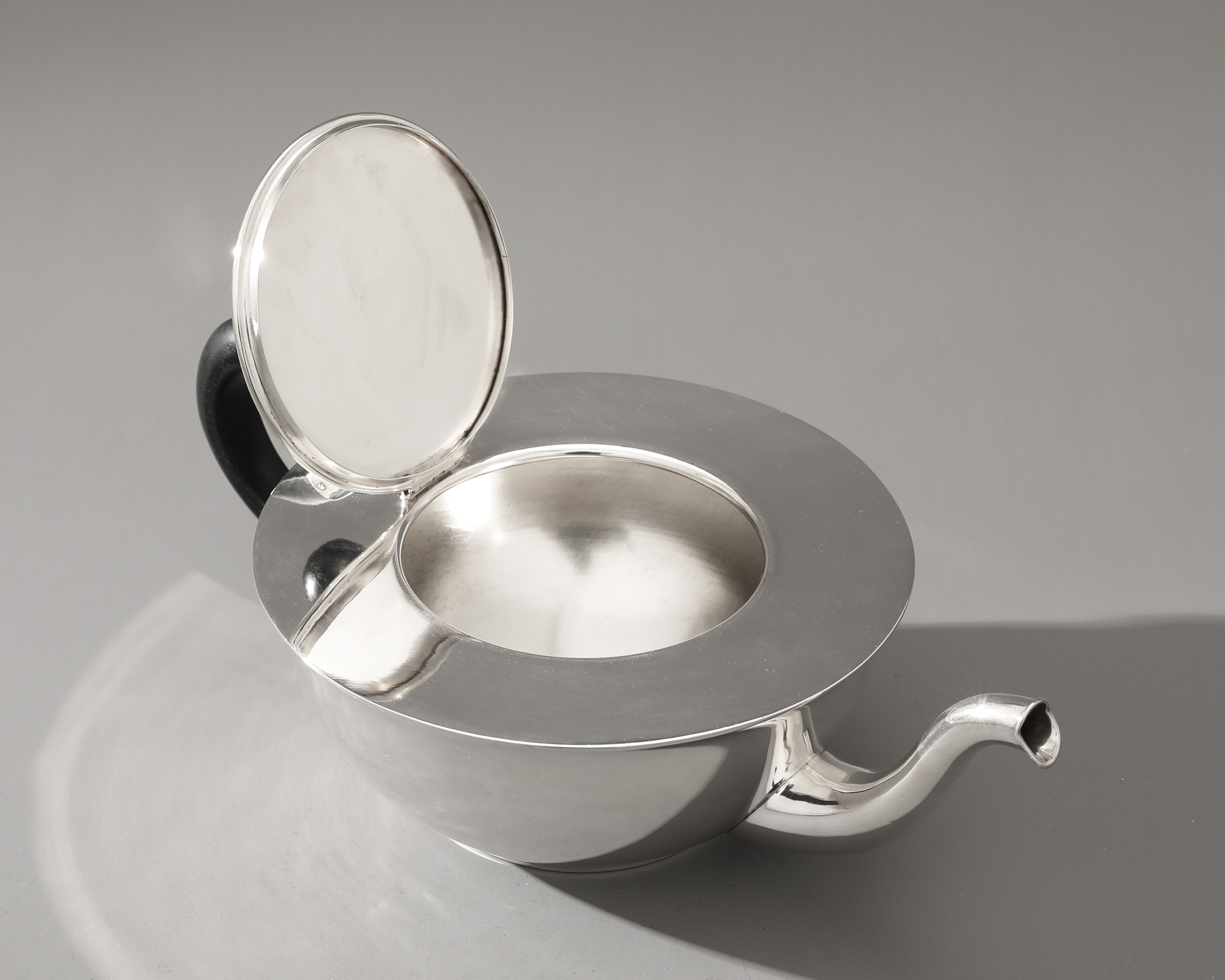 Paula Straus, teapot and sugar bowl, model 13024, ca. 1926, 800 silver - Image 3 of 8