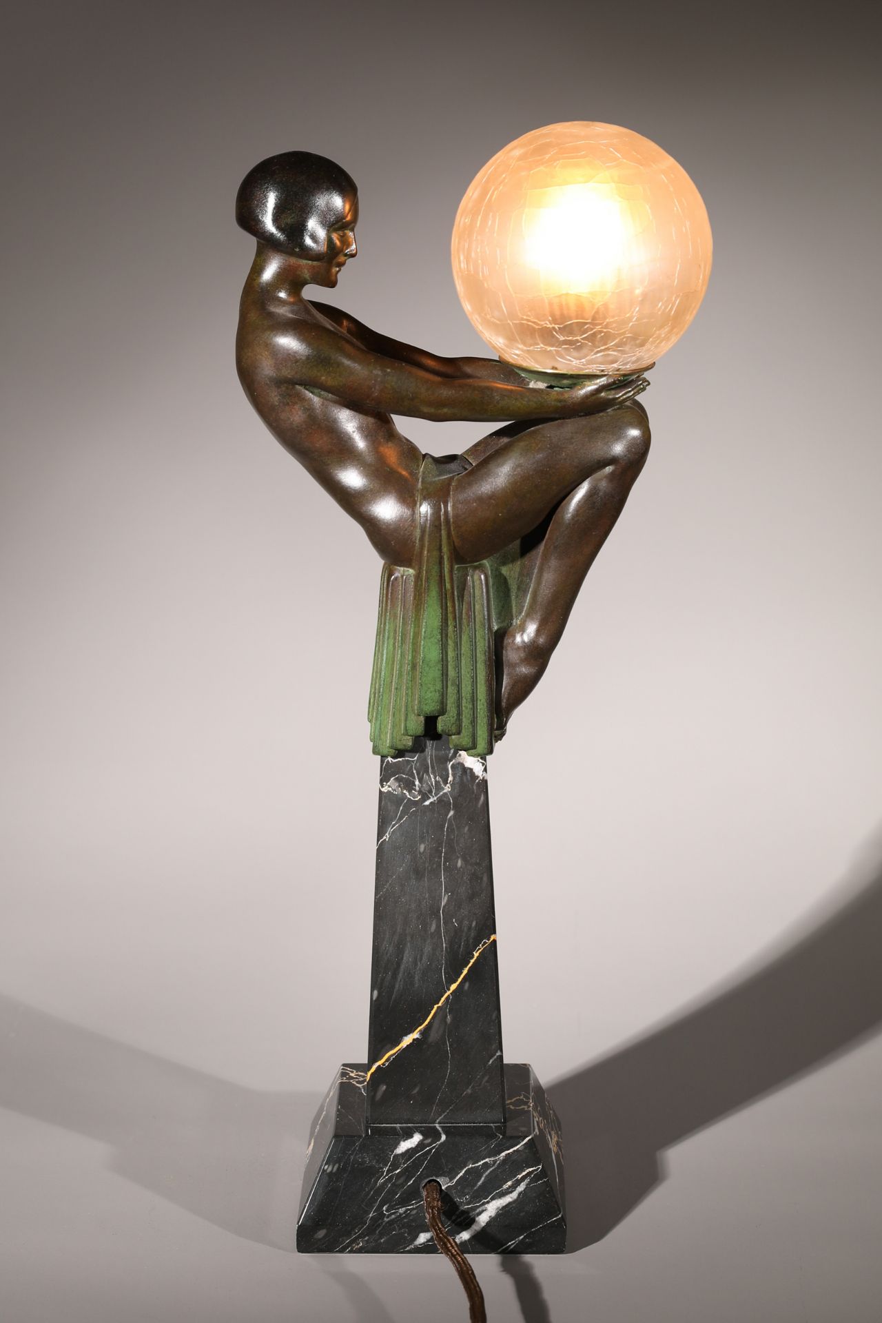 Max Le Verrier, Table Lamp, model Enigma - Image 3 of 6