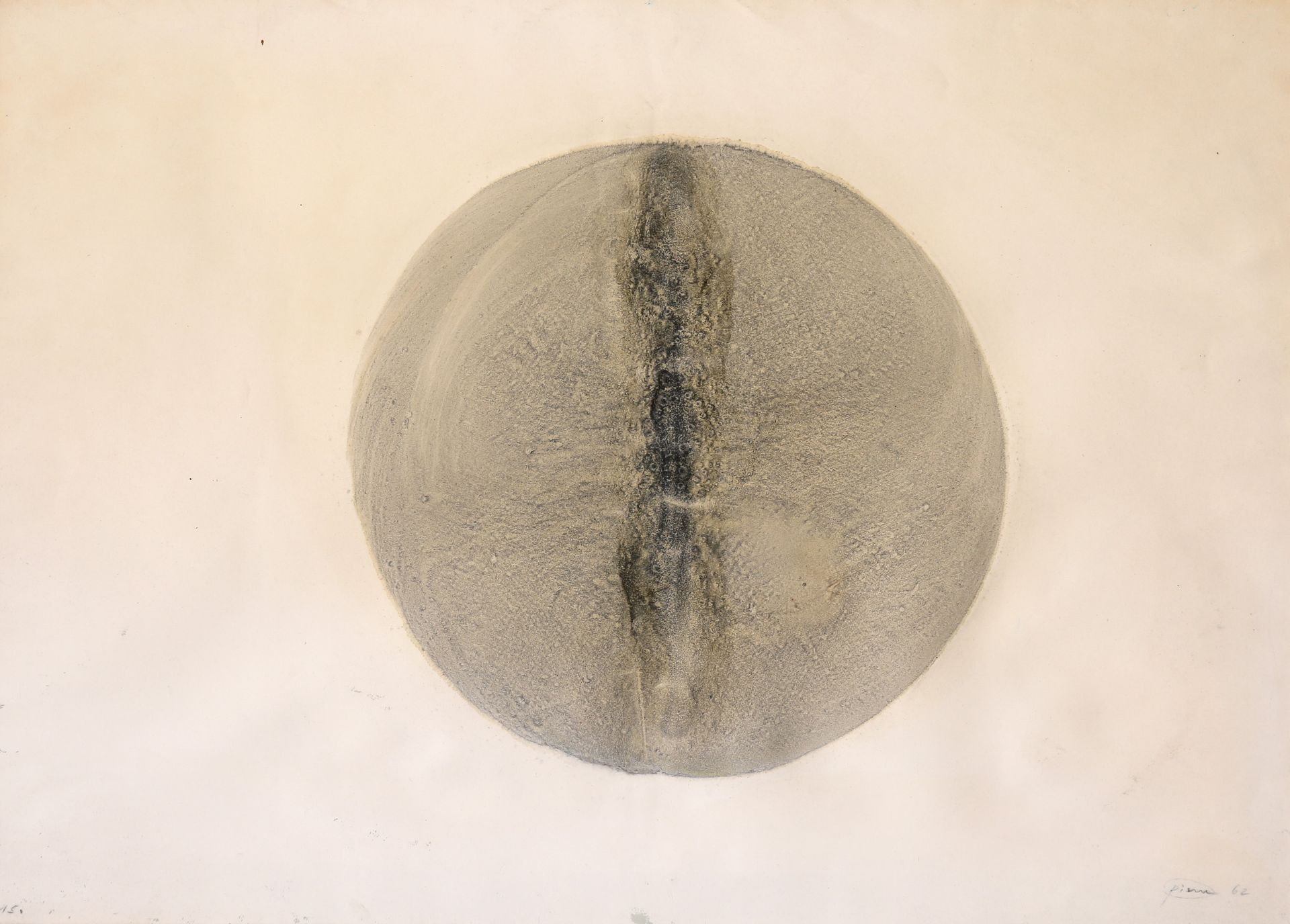 Otto Piene*, Mischtechnik, 1962, signiert