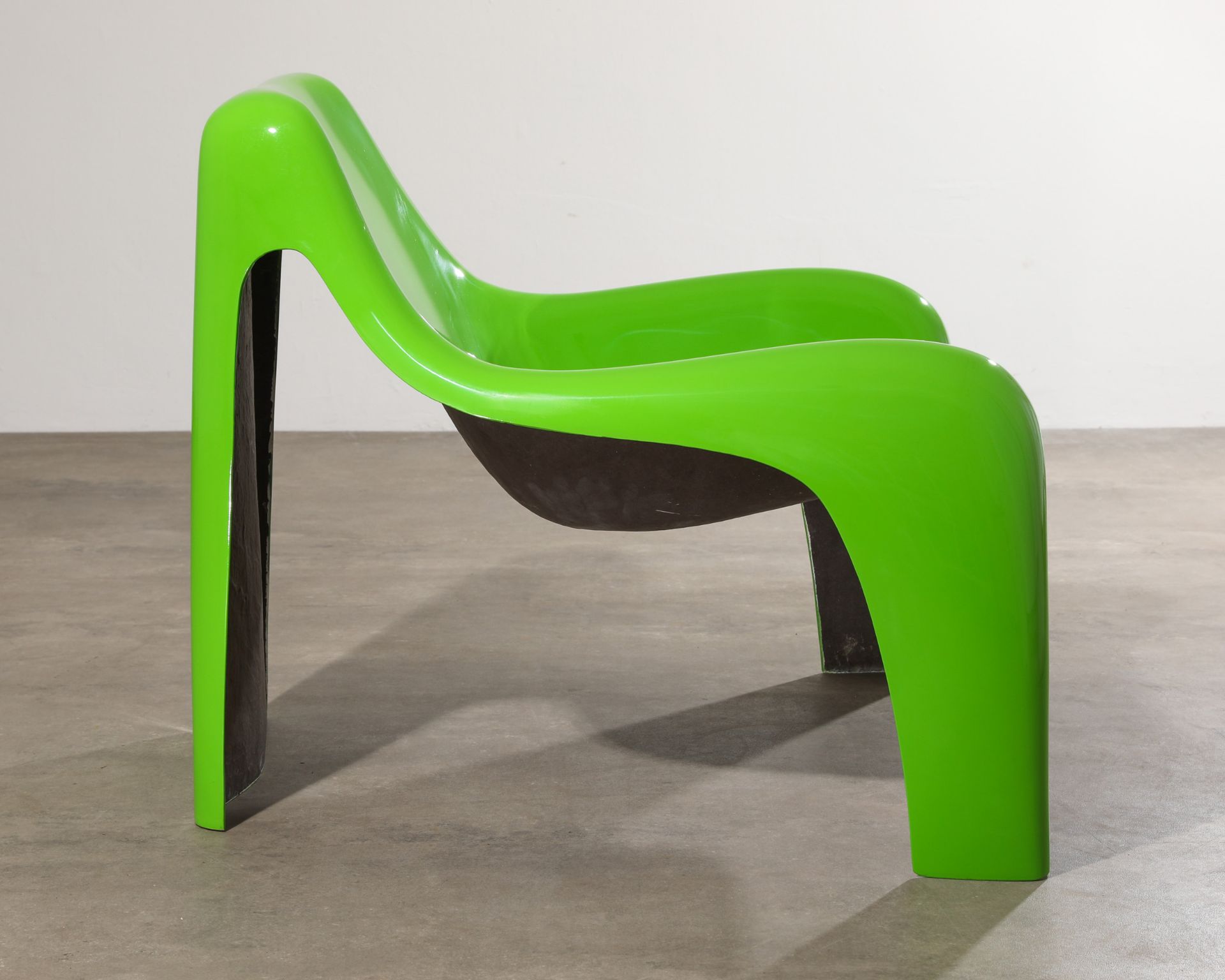 Luigi Colani, seltener Fiberglas Lounge Sessel aus einer Kleinstserie - Bild 3 aus 5