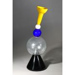 Peter Shire, Vistosi. What's Outside, Glass Object. Ca. 1988. H. 50 cm