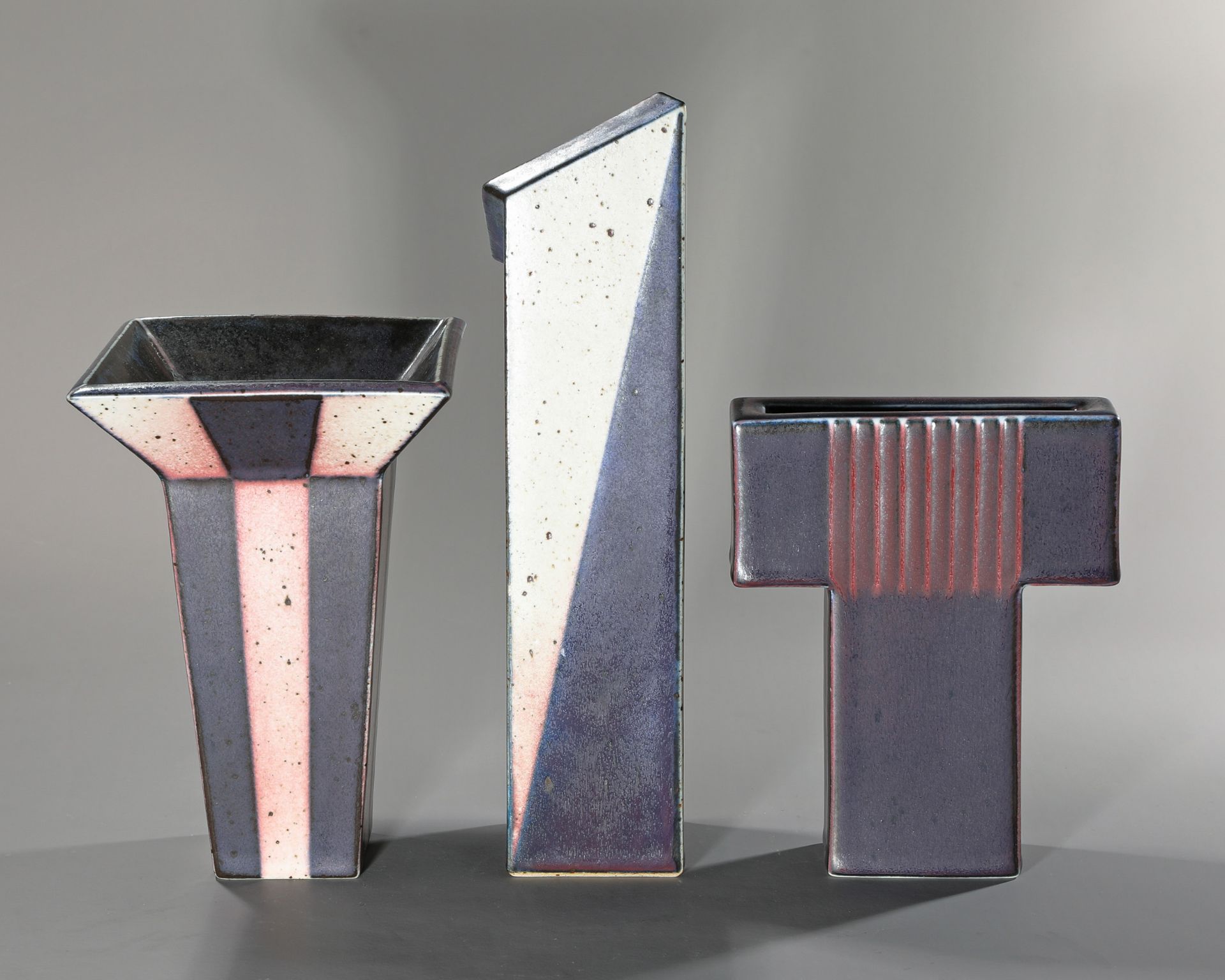 Karl Scheid, Three Vases, 1997, 2001, 2004 - Image 4 of 6