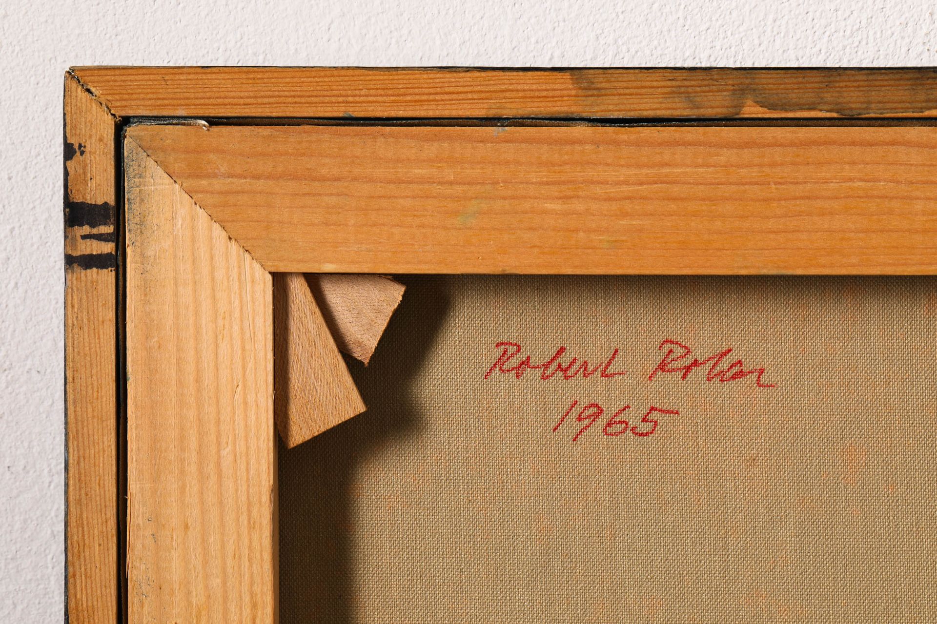 Robert Rotar*, Rotation, 1965, Große Spirale Grün, Leinwand, 80 x 80 cm - Bild 5 aus 5