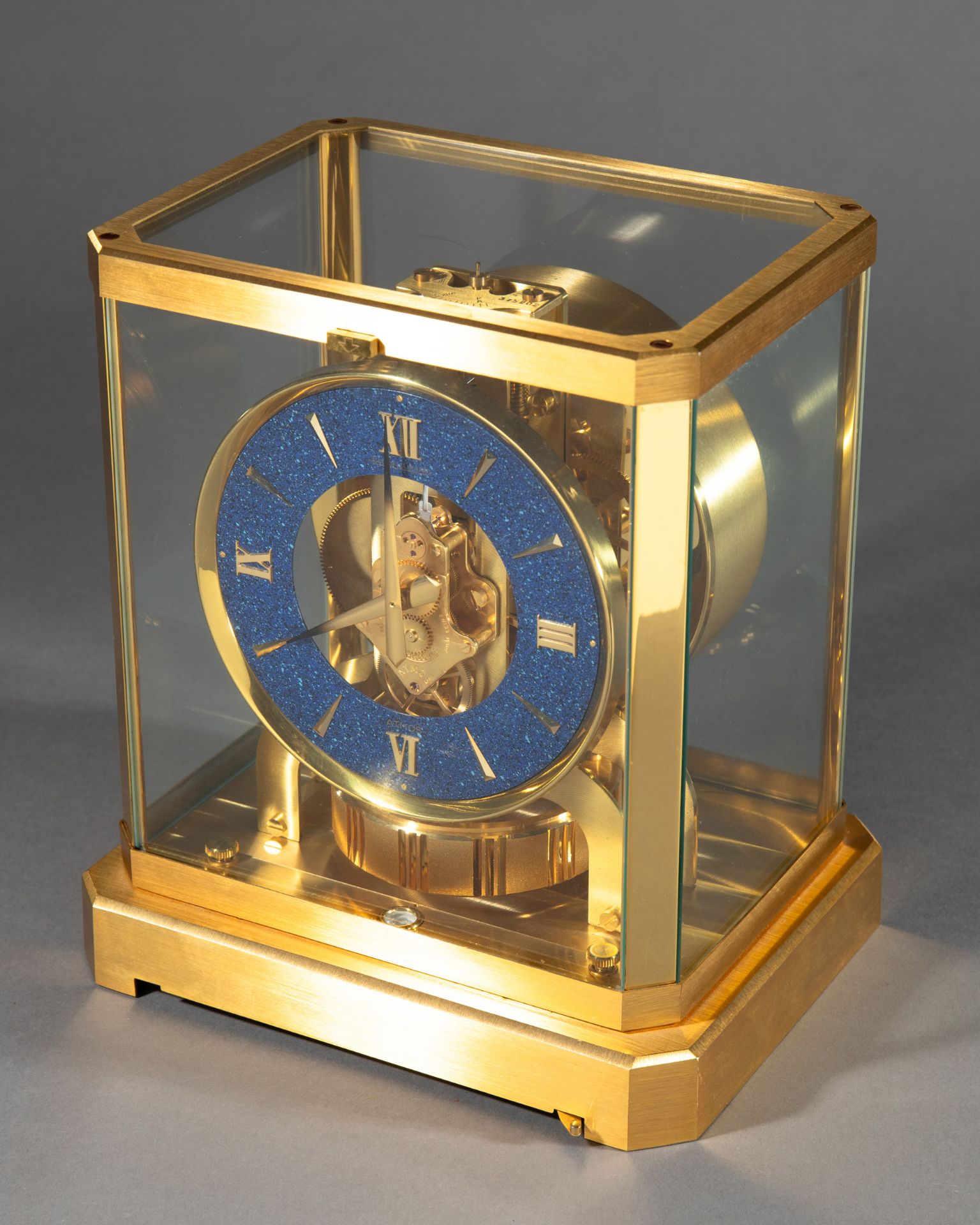 Jaeger Le Coultre, Atmos Uhr, Lapislazuli Ziffernblatt, ca. 1974