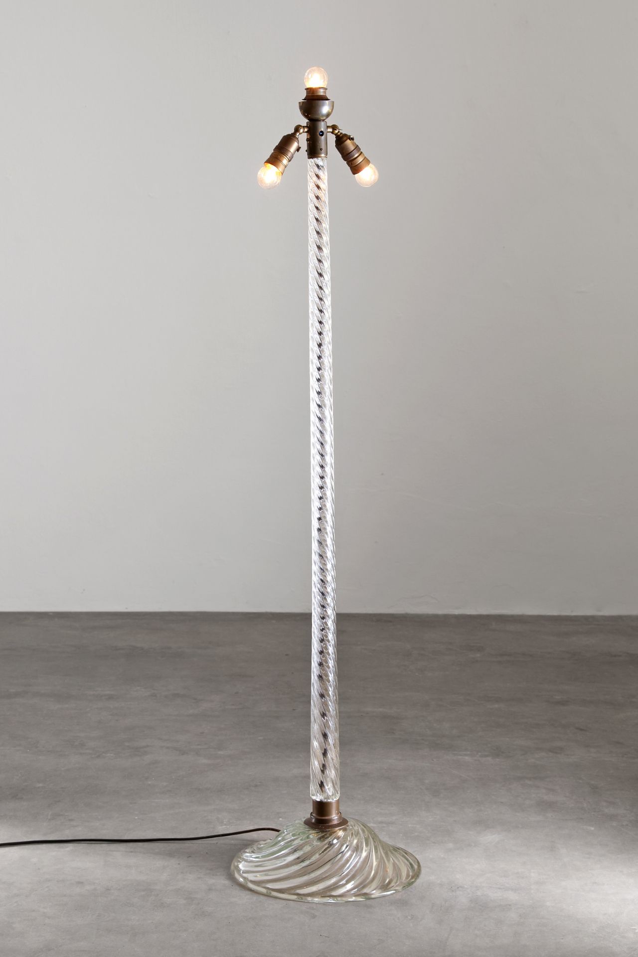 Venini & C., Floor Lamp clear